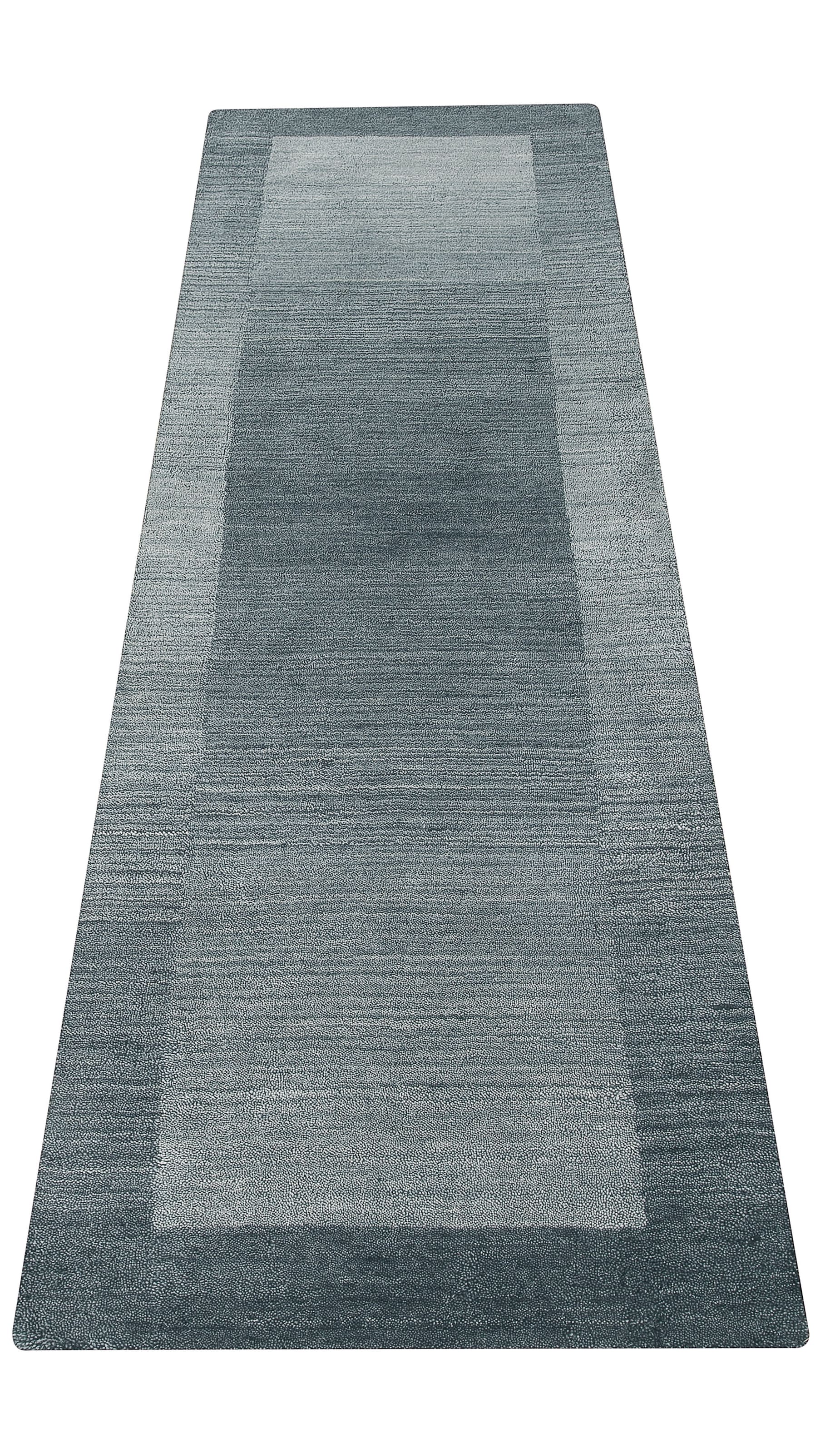 THEKO Läufer »Gabbeh Super, Handweb, Teppich, Bordüre, reine Wolle,« rechteckig 9 mm Höhe Teppich-Läufer, Brücke, Schlafzimmer, Wohnzimmer, Esszimmer