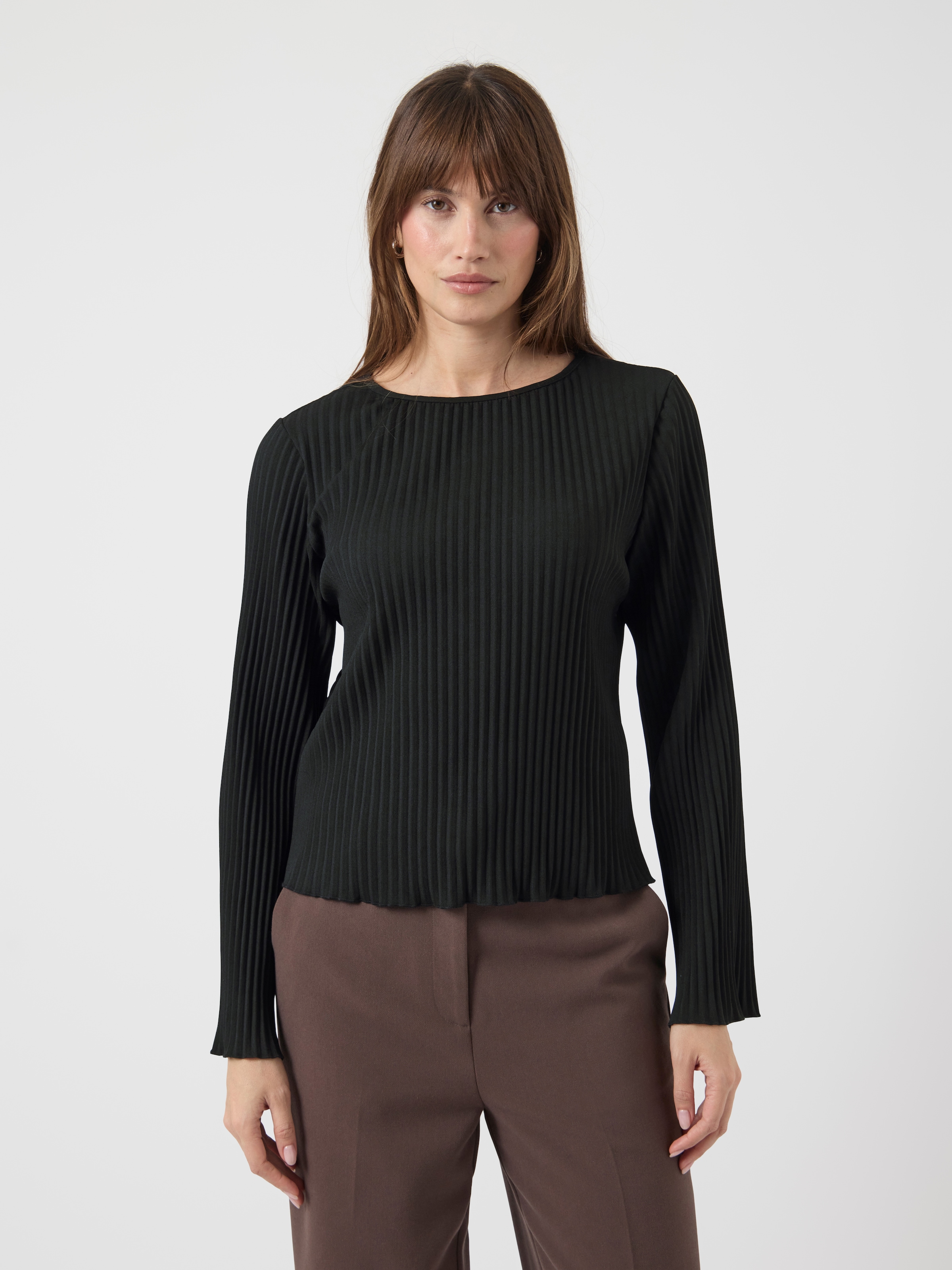 Y.A.S Plisseeshirt »YASALISA LS TOP S. NOOS«