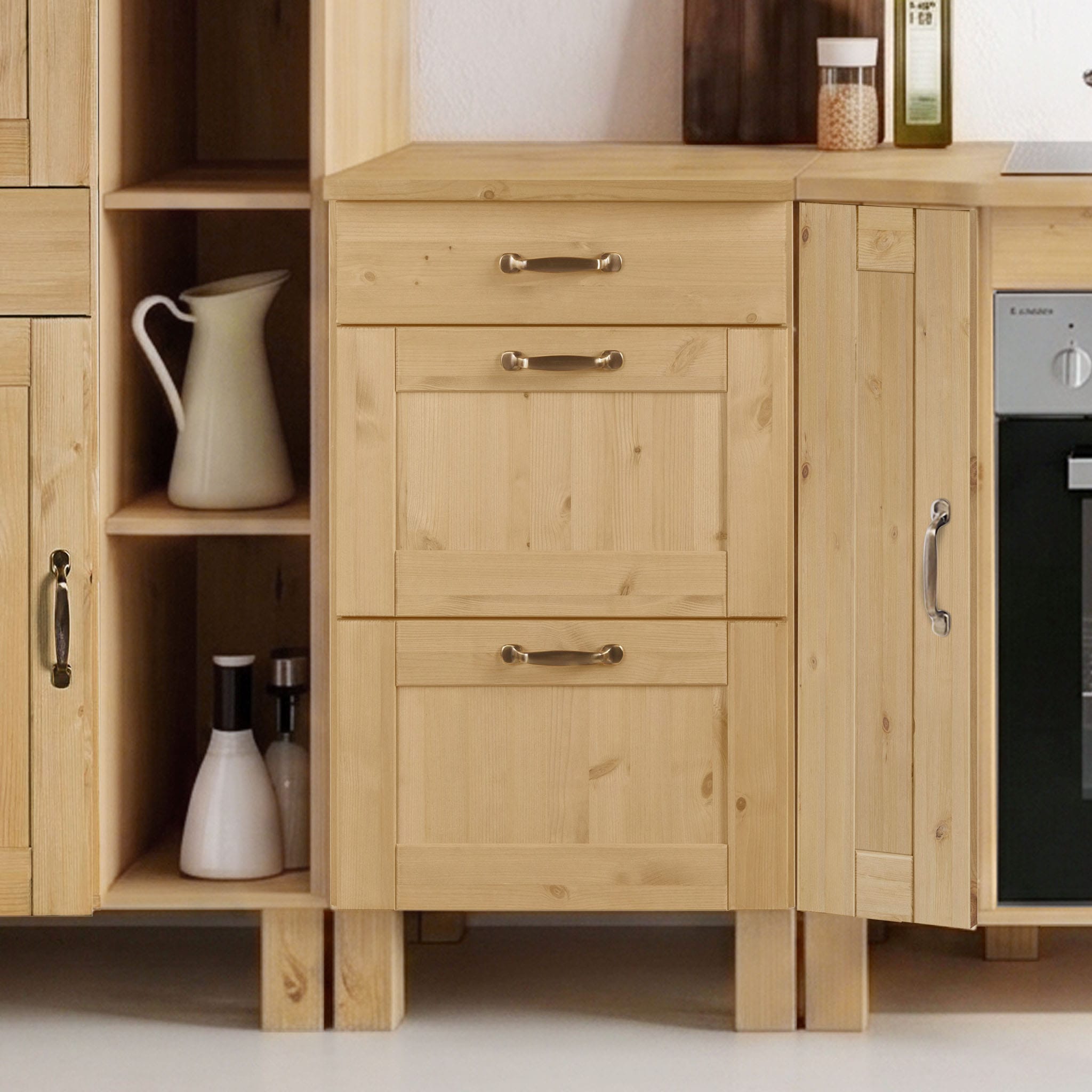 Home affaire Unterschrank »Alby« Breite 50 cm, 3 Schubladen