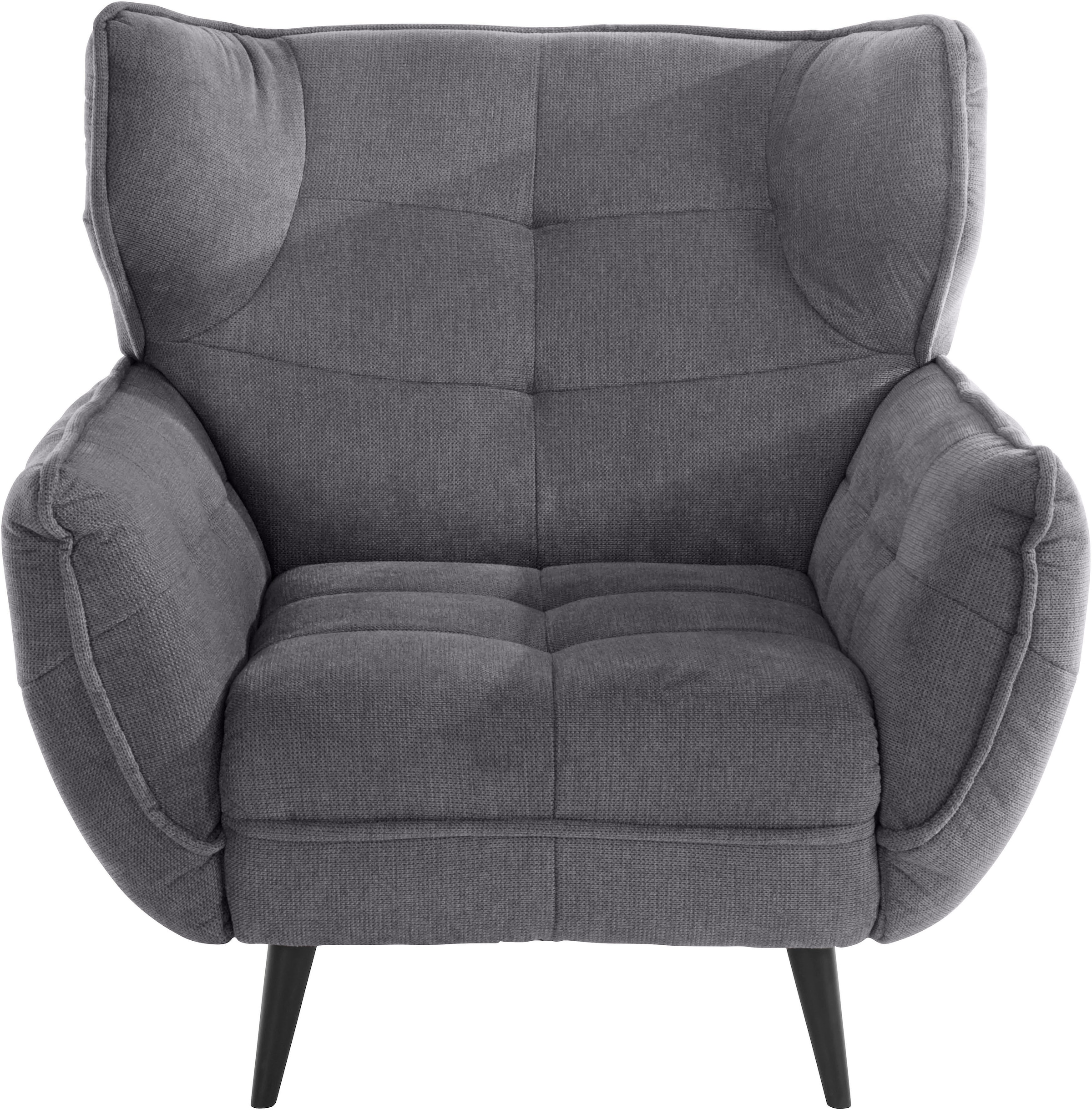 Leonique Sessel »Ariana«, Stylischer Hochlehner bzw. Ohrensessel günstig online kaufen