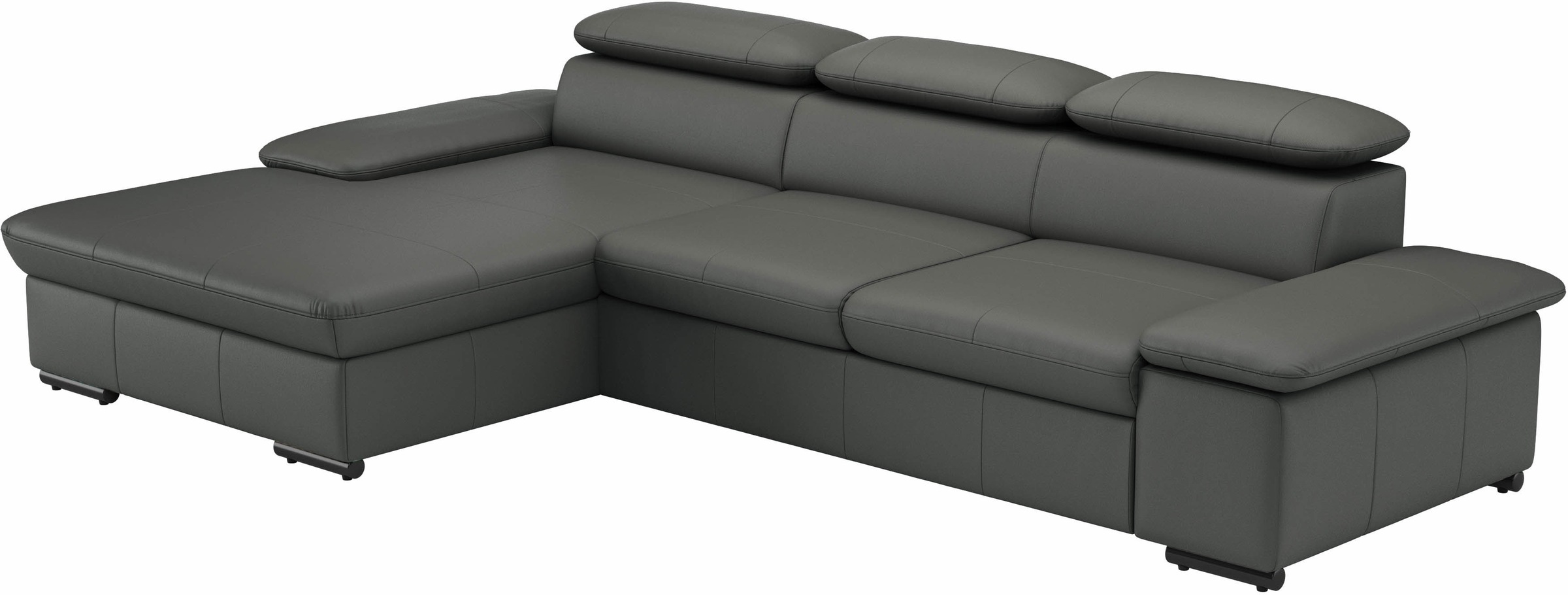 sit&more Ecksofa »Alcudia L-Form«, wahlweise mit Bettfunktion