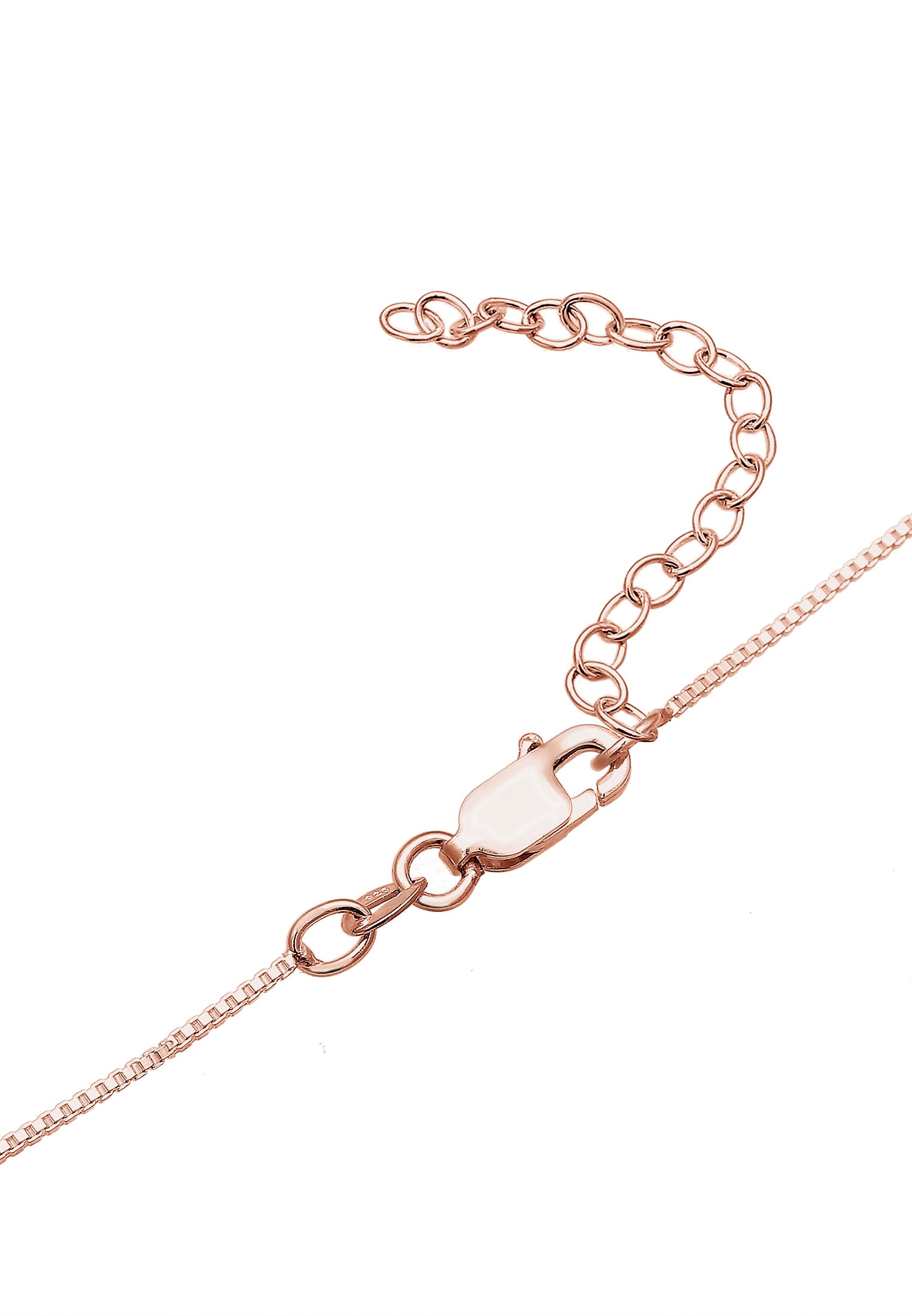 Elli Kette mit Anhänger »Vintage Anhänger Rose 925 Sterling Silber«