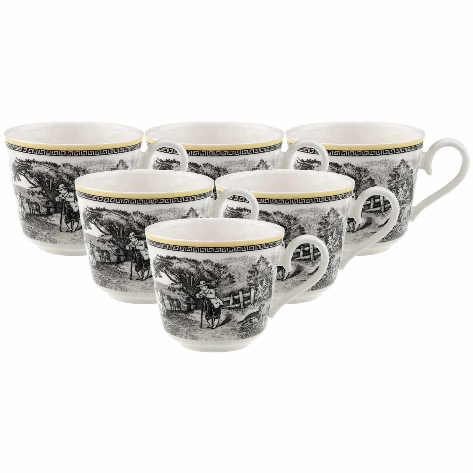 Villeroy & Boch Becher »Frühstückstassen Audun Ferme 350 ml 6er Set bunt« günstig online kaufen