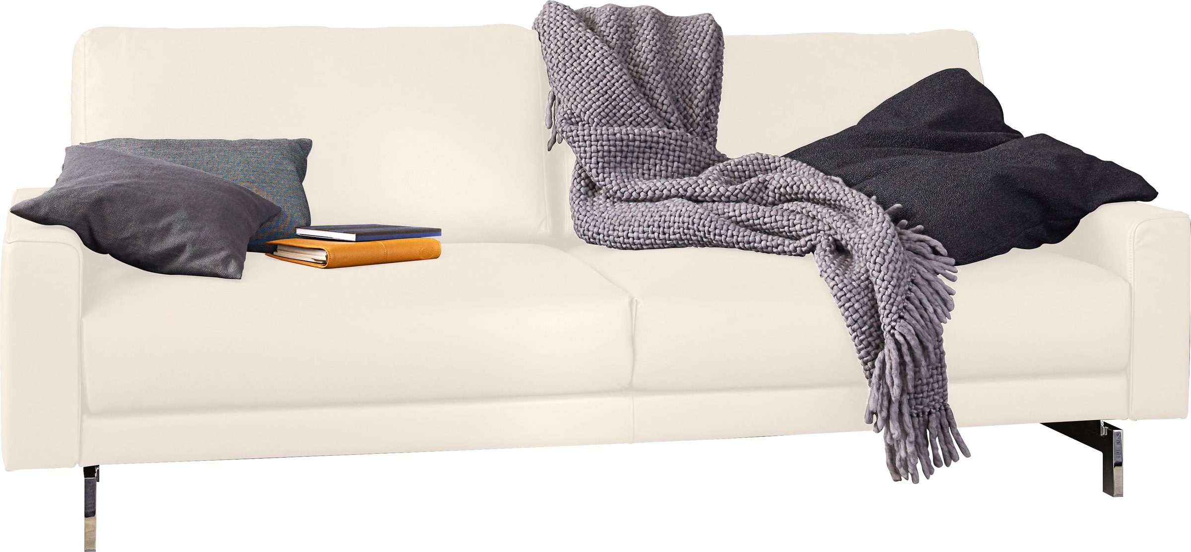 hülsta sofa 2,5-Sitzer »hs.450«, niedrig, cm Fuß glänzend, Armlehne 184 chromfarben online Breite bestellen