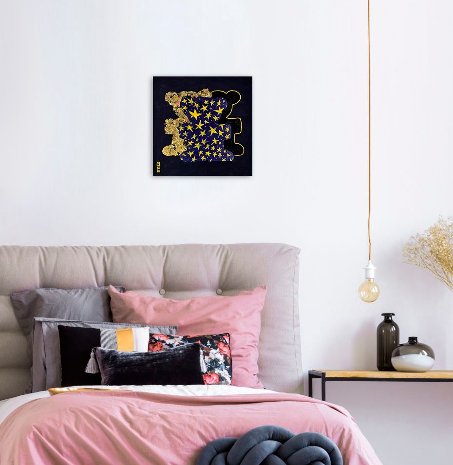 queence Leinwandbild »Bears IV«, Bär-Bären-Kunst, (1 St.), Premium-Leinwand günstig online kaufen