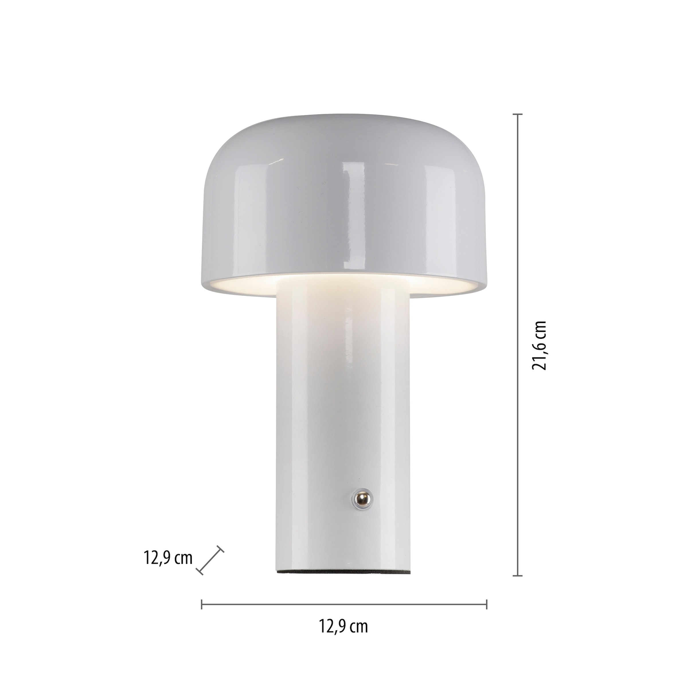JUST LIGHT Tischleuchte »AGNES«, 1 flammig, Leuchtmittel LED-Modul | LED fest integriert, Akkuleuchte