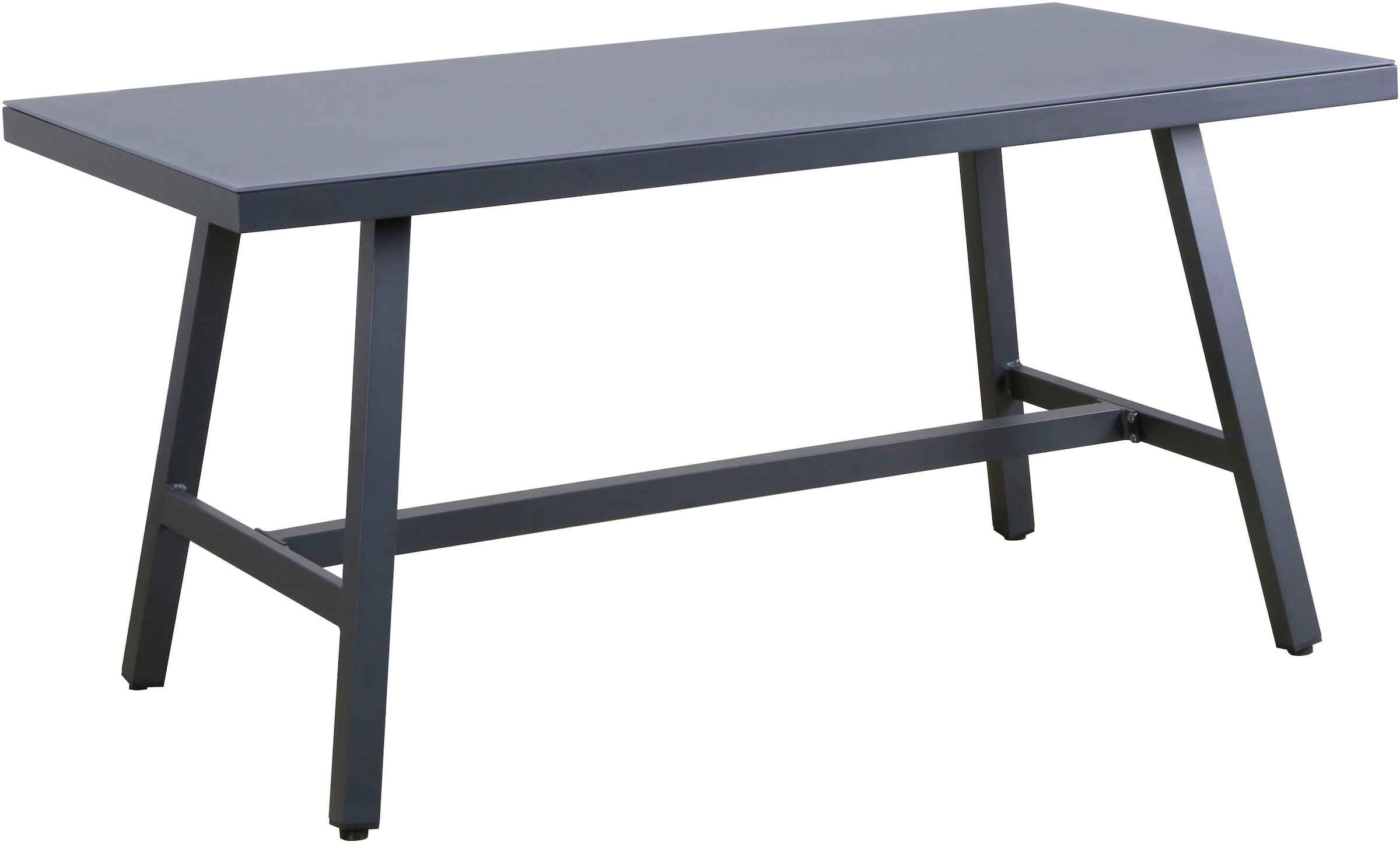 KONIFERA Gartenlounge-Set »Ecklounge »Edessa««, (Set, 14 tlg., 2x 3er Sofa, Tisch 70x140x69 cm, 1 Sitzbank, inkl. Auflagen), Armlehne mit Seilgeflecht und Nonwood-Latten