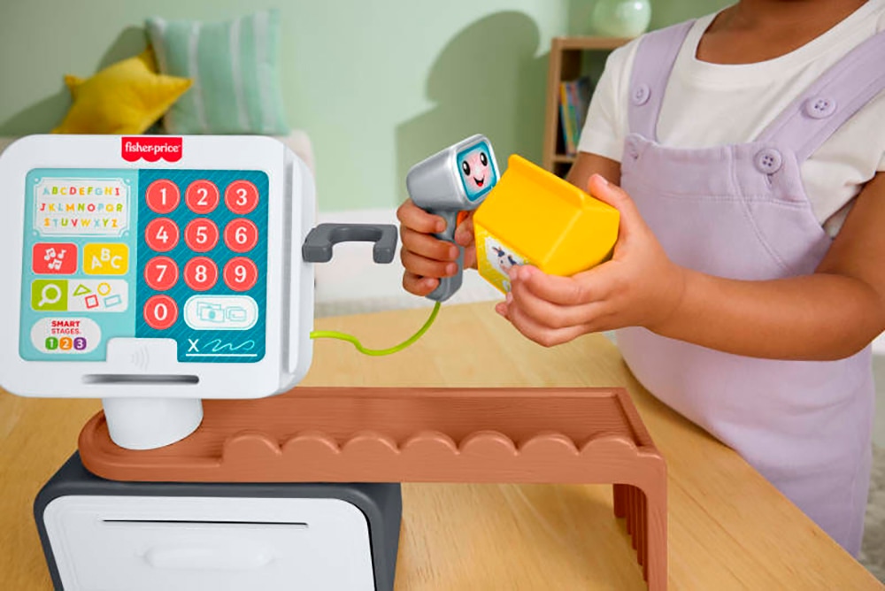 Fisher-Price® Lernspielzeug »Lernspaß Meine erste Spielkasse«, mit Sound und Liedern