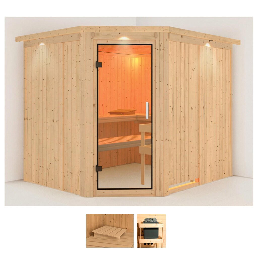 Karibu Sauna »Marit«, (Set)