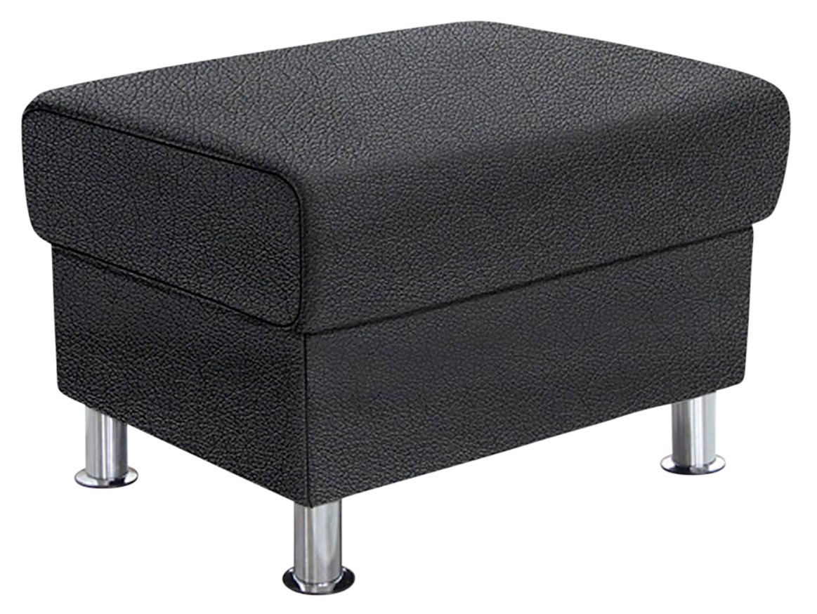 TRENDMANUFAKTUR Hocker »Rondo, Polsterhocker zur Serie, Breite 67 cm, Füße günstig online kaufen