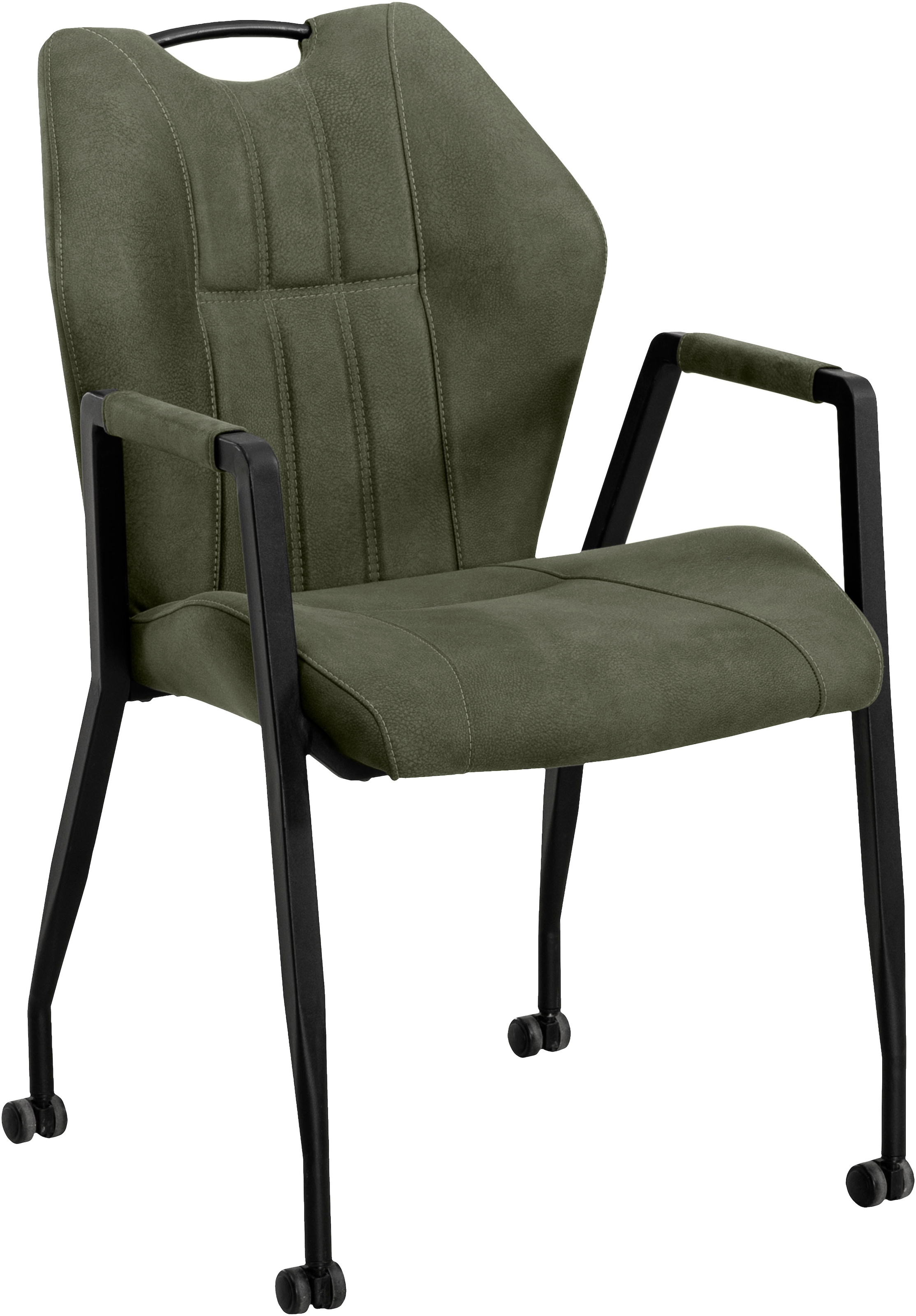 OMG Design Armlehnstuhl »Point« (Set) 1 Stk.Esszimmerstuhl mit Rollen, Büro günstig online kaufen