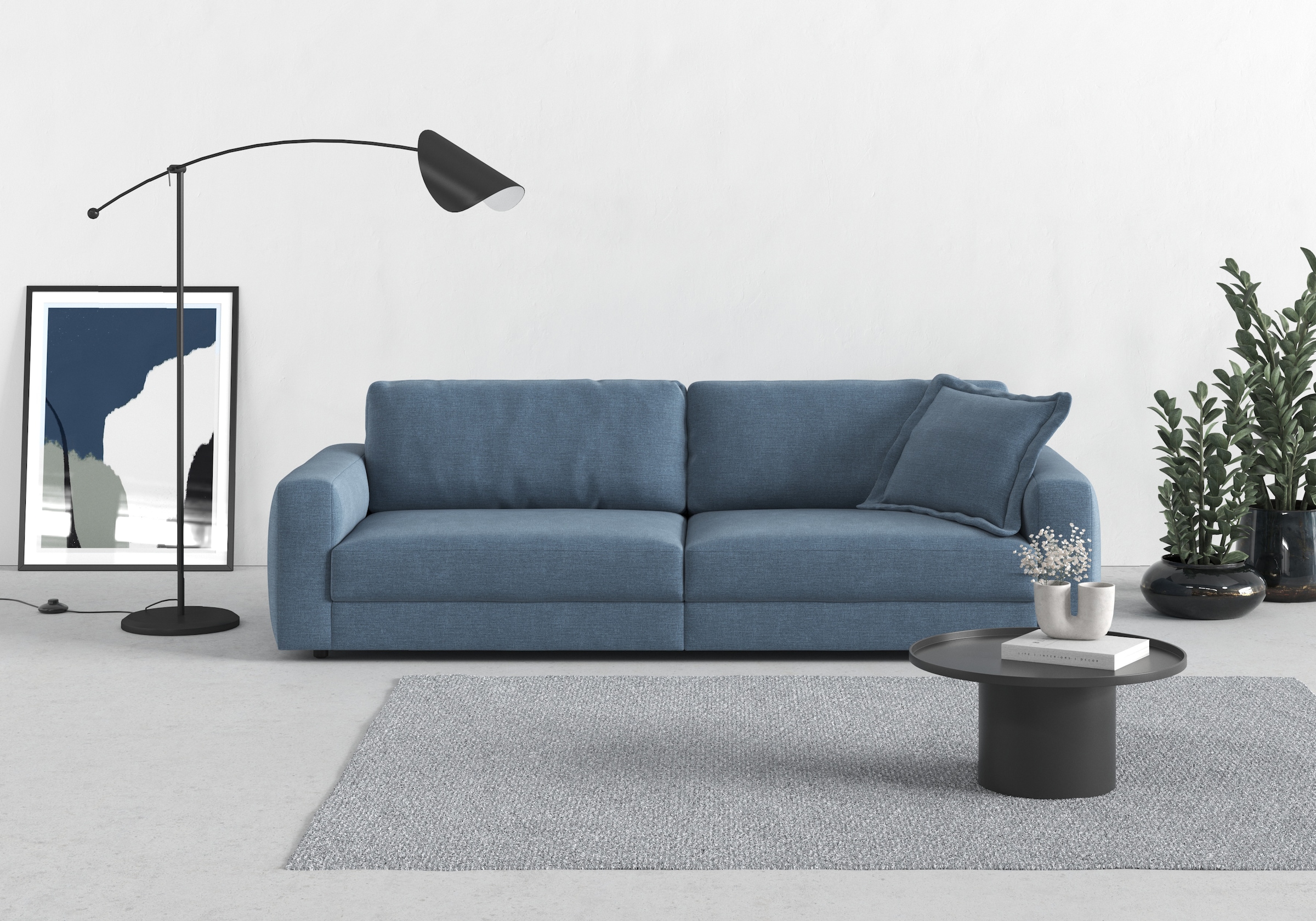 TRENDMANUFAKTUR Big-Sofa »Bourbon« extra tiefe Sitzfläche, wahlweise mit Si günstig online kaufen