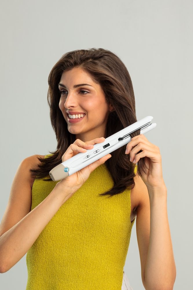 Medion® Glätteisen »HS2 (MD19865)«, Keramik-Turmalin, kabellos nutzbar, Flexible Styling-Platten, 5 regelbare Hitzestufen