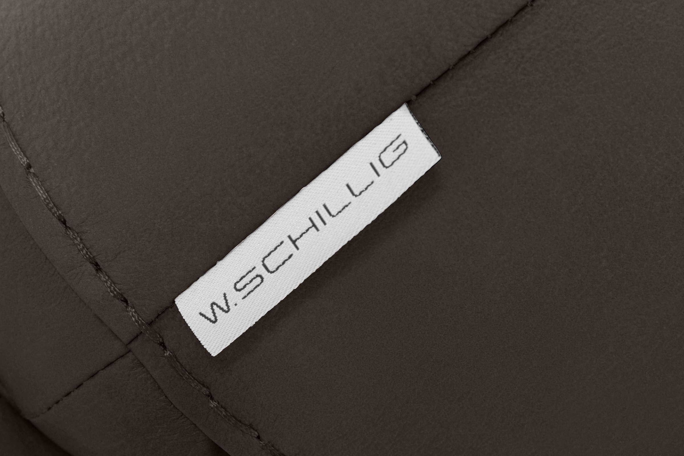 W.SCHILLIG Hocker »montanaa«, mit Metallfüßen in Bronze pulverbeschichtet, Breite 141 cm