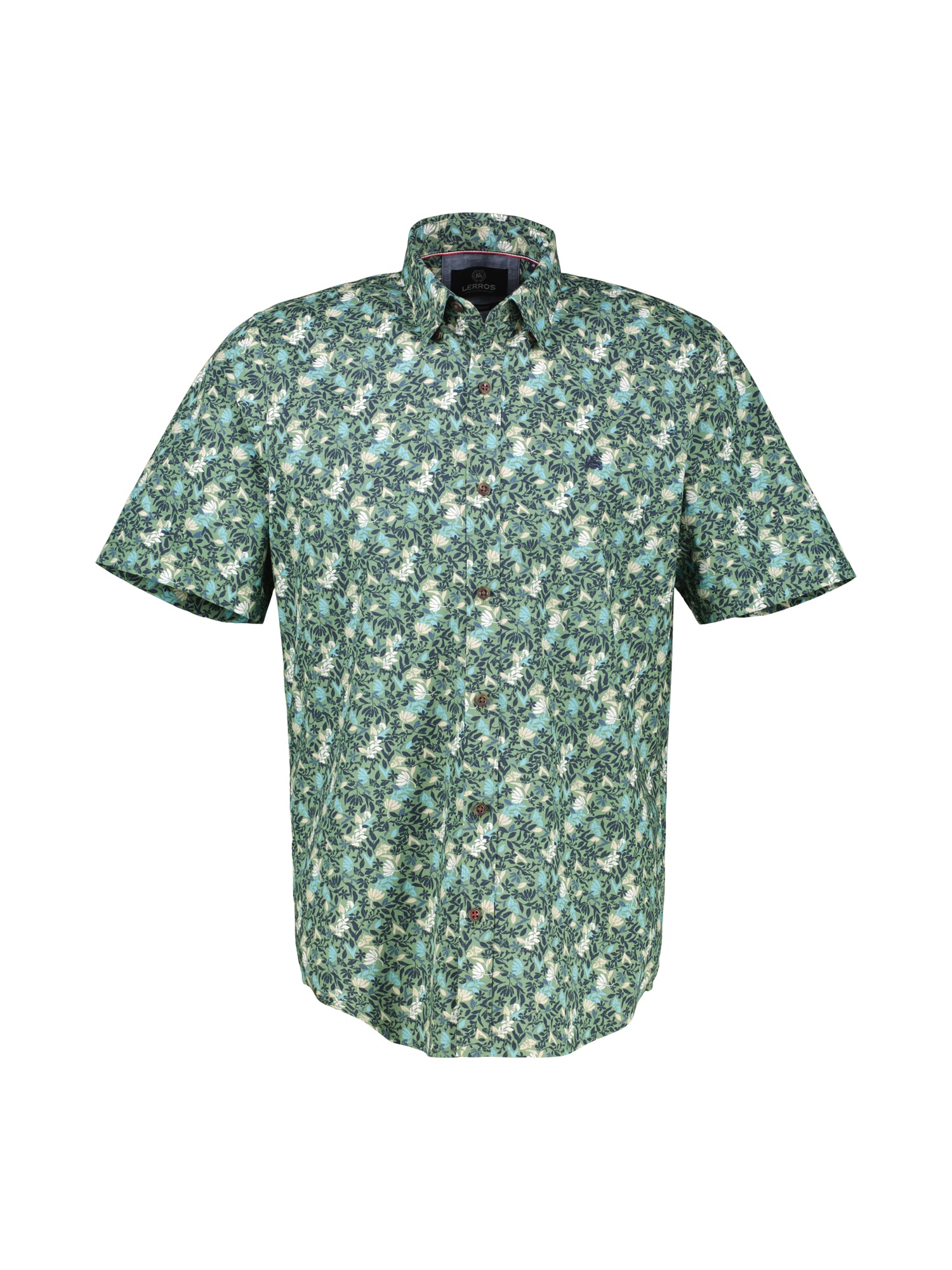 LERROS Kurzarmhemd »Herren Halbarmhemd, floral bedruckt«