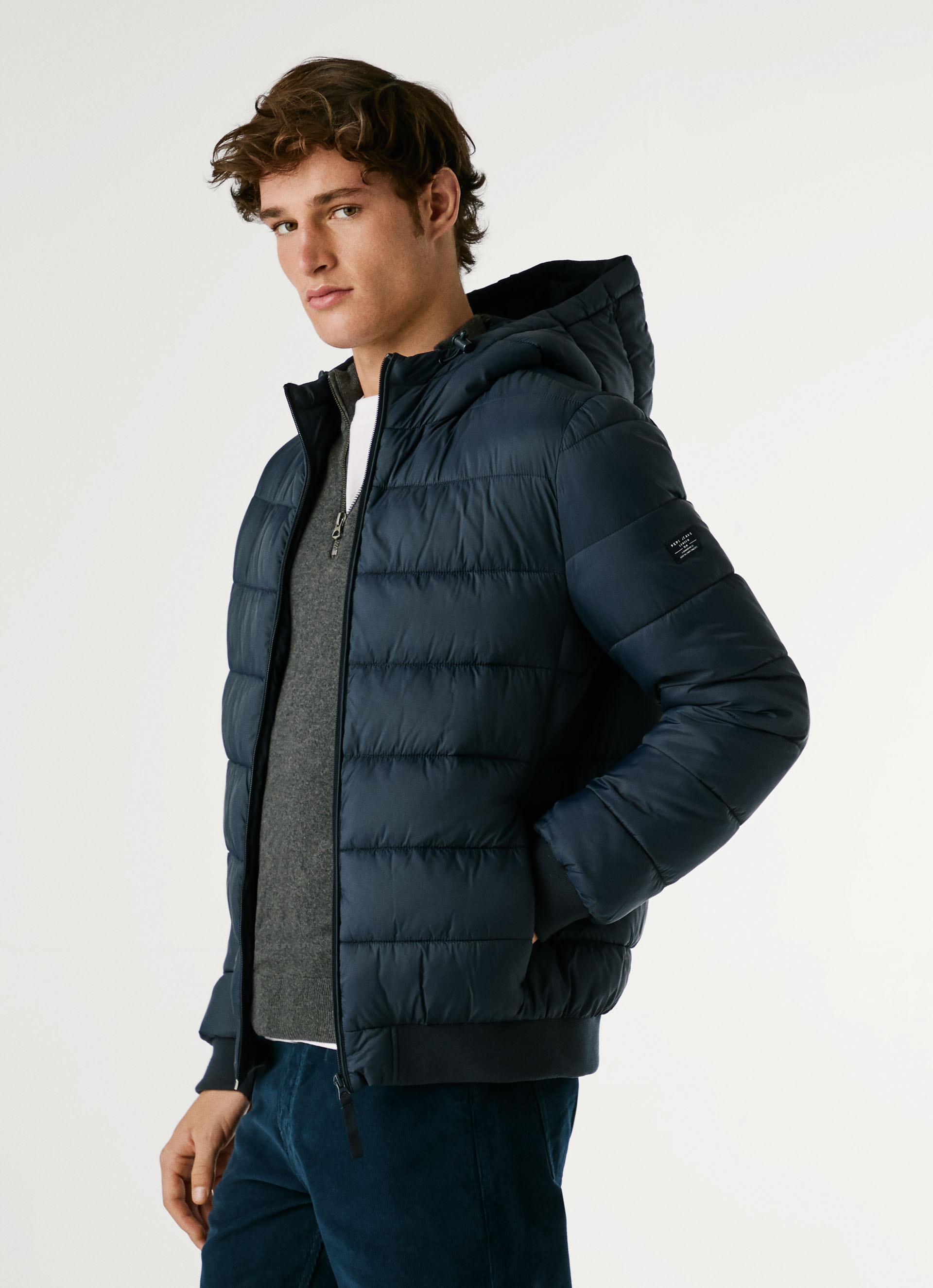 Pepe Jeans Steppjacke »PUFFER HOOD« mit Kapuze Regular Fit mit Kapuze