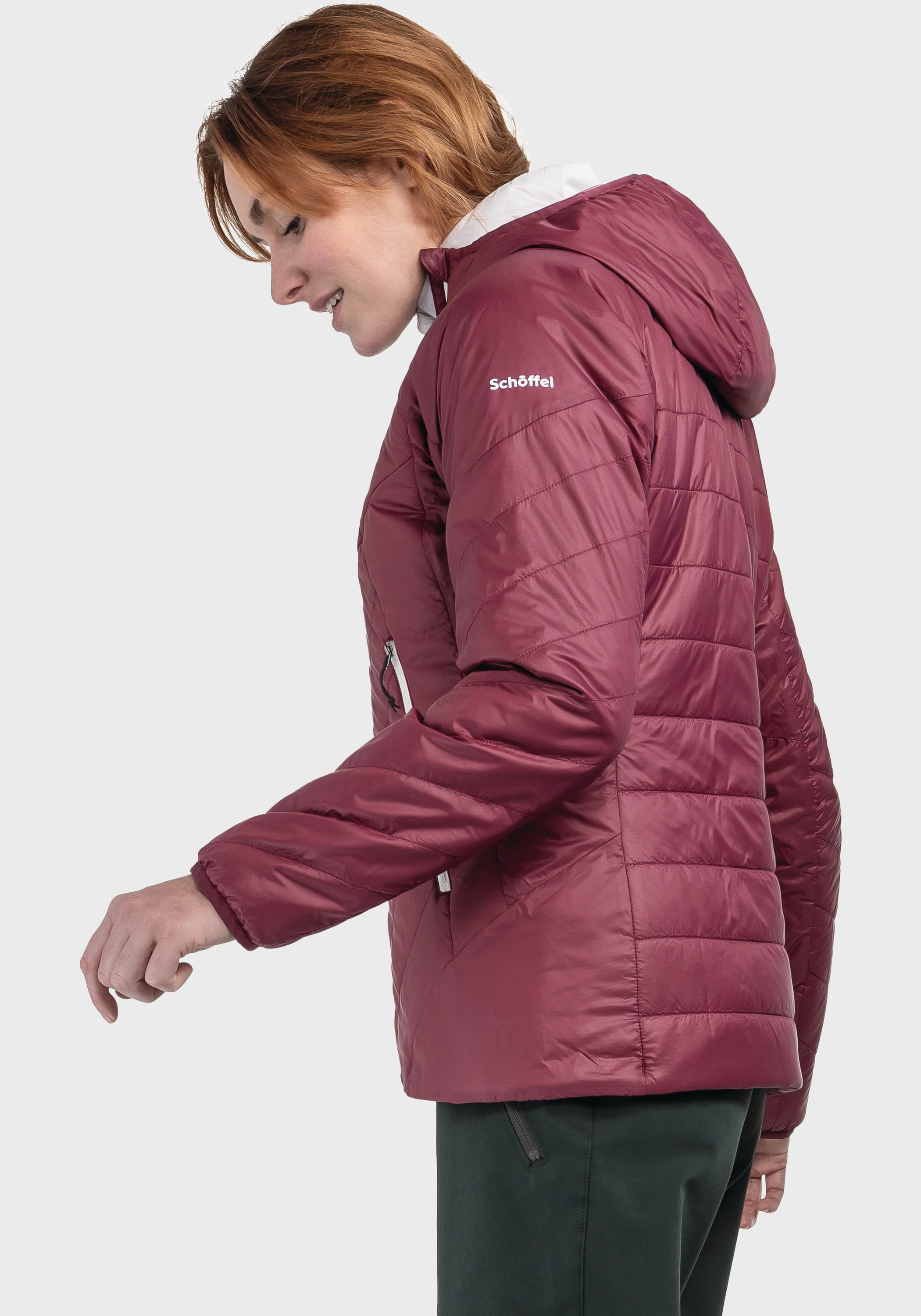 Schöffel Funktionsjacke »Hiking Ins Jacket Style Cascata WMS«, mit Kapuze
