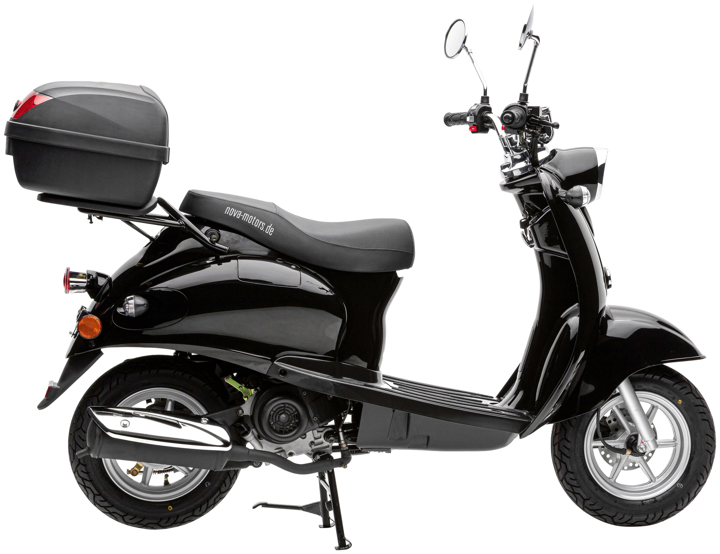 Nova Motors Motorroller »Retro Star«, 49 cm³, 45 km/h, Euro 5, 2,45 PS, (mit Topcase)