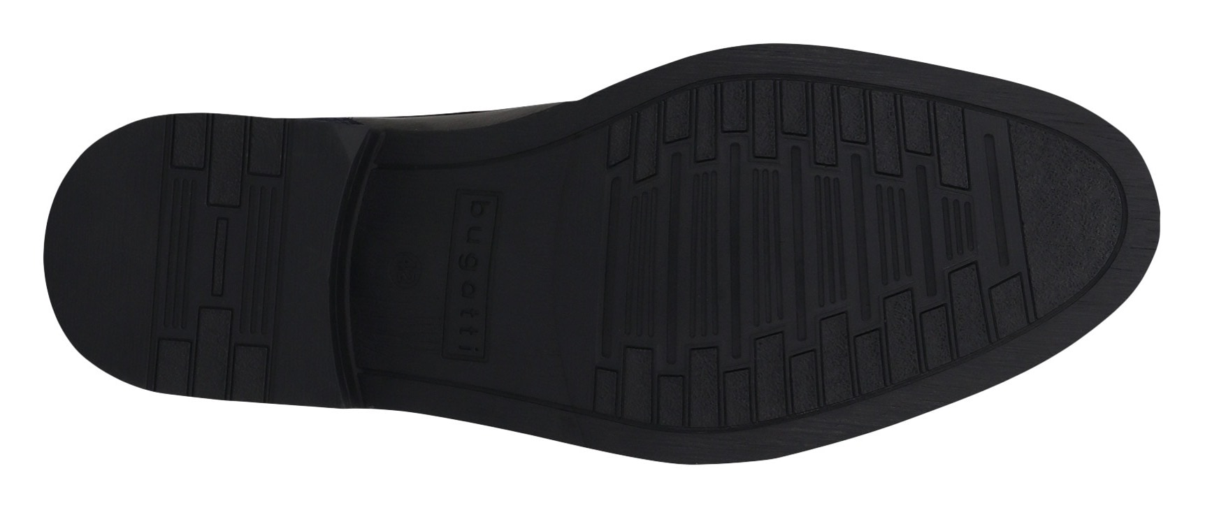 bugatti Schnürschuh, Anzugschuh, Business Schnürschuh mit modischem Fersen-Flag