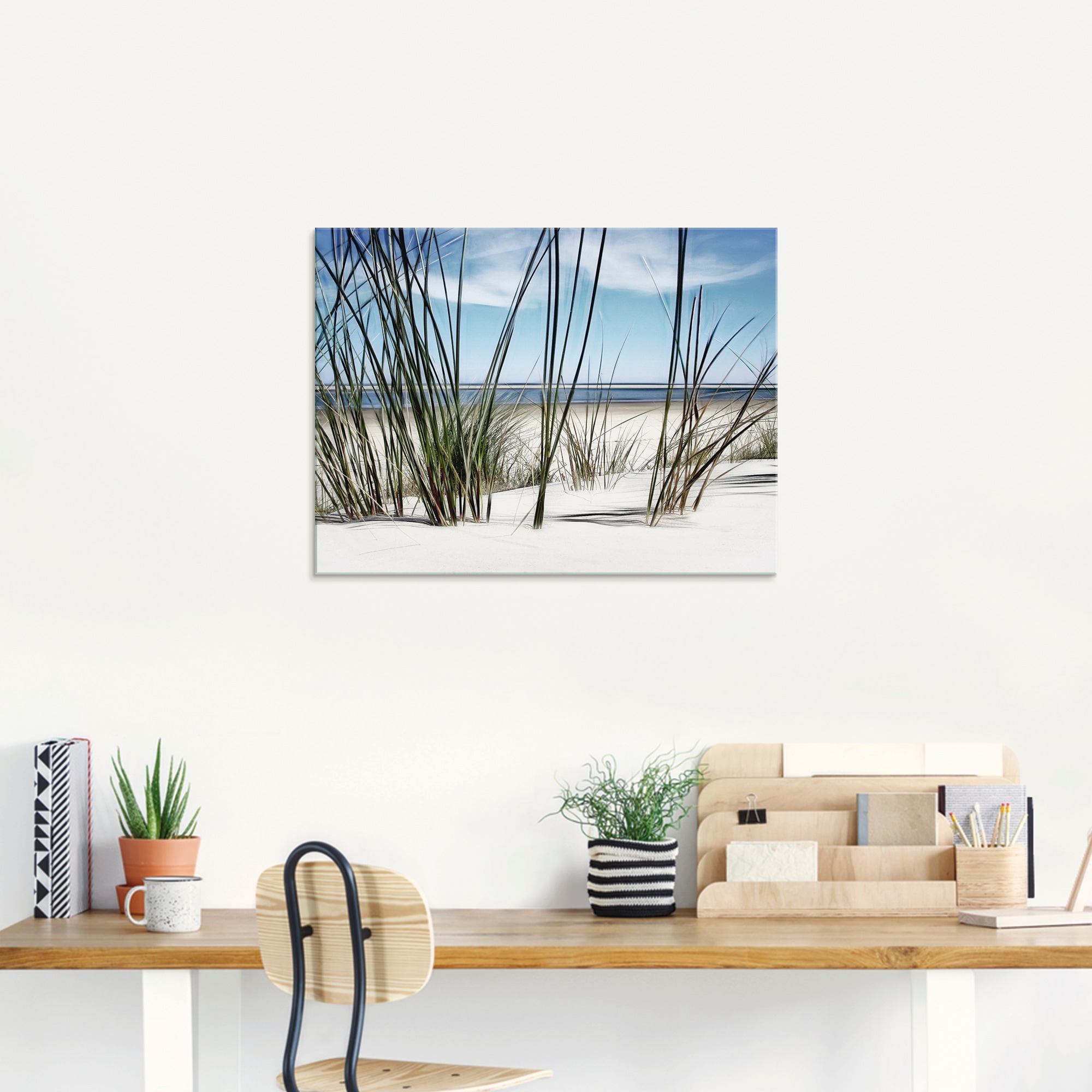 Artland Glasbild »Düne«, Strand, (1 St.), in verschiedenen Größen