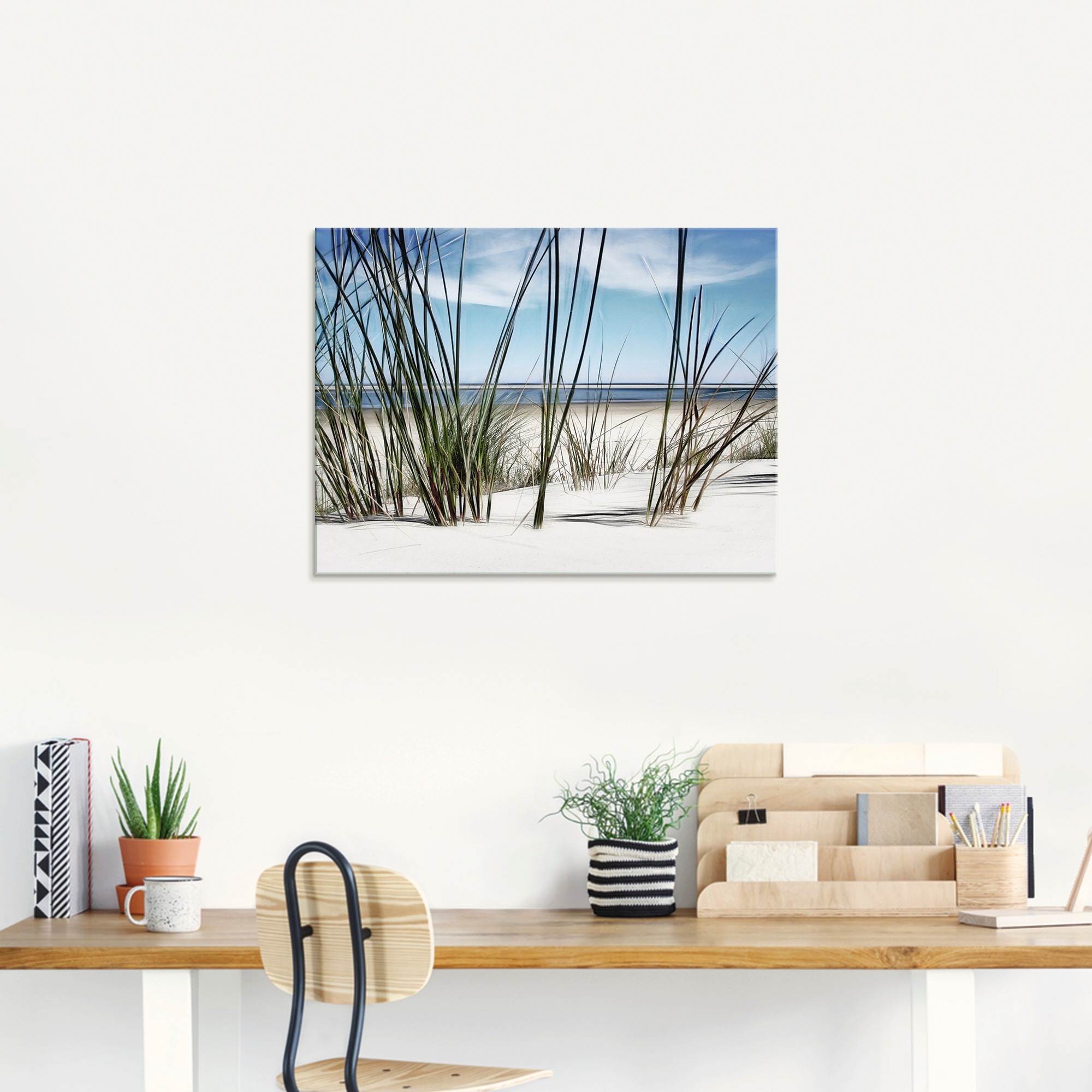 Artland Glasbild »Düne« Strand 1 Stk. tlg. in verschiedenen Größen günstig online kaufen
