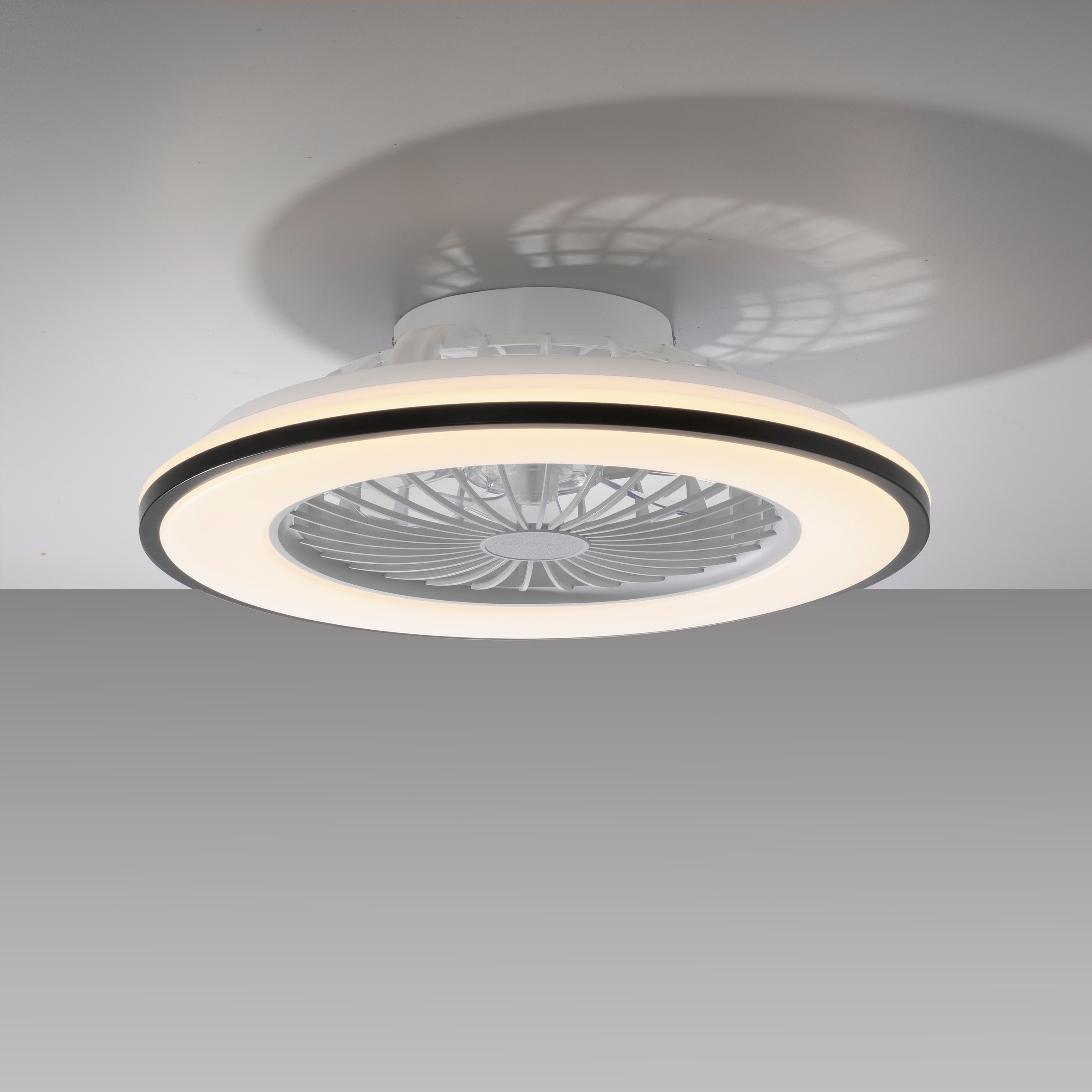 JUST LIGHT LED Deckenleuchte »LENO« LED-Board 1 Stk. RGB Ventilatorfunktion, CCT-RGB, Memoryfunktion, getrennt schaltbar