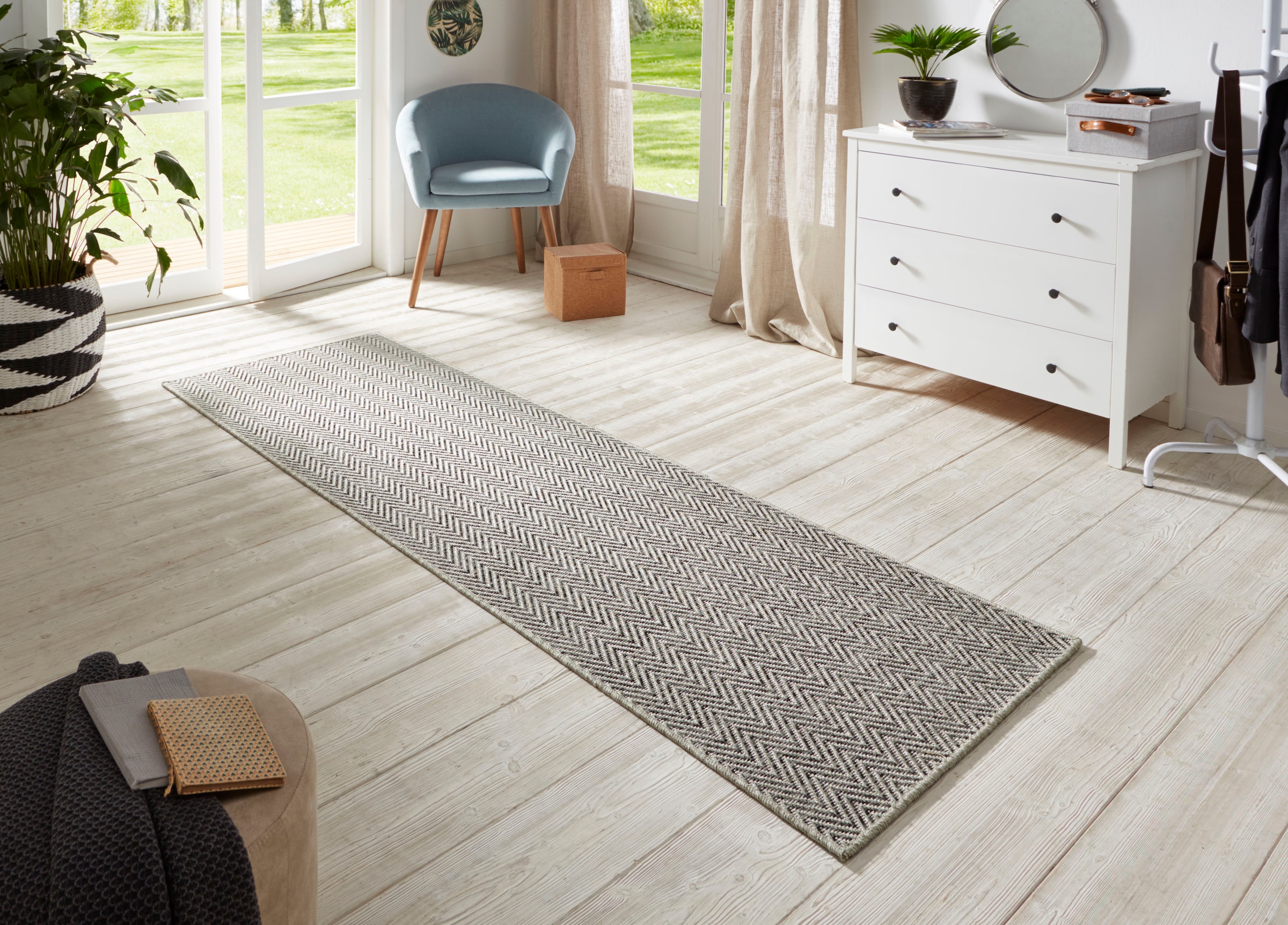 HANSE Home Läufer »Nature 500«, rechteckig, 5 mm Höhe, Flachgewebe, In- & O günstig online kaufen
