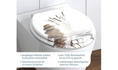 Schütte WC-Sitz »Balance«, Toilettendeckel mit Absenkautomatik und Holzkern, Klobrille... kaufen