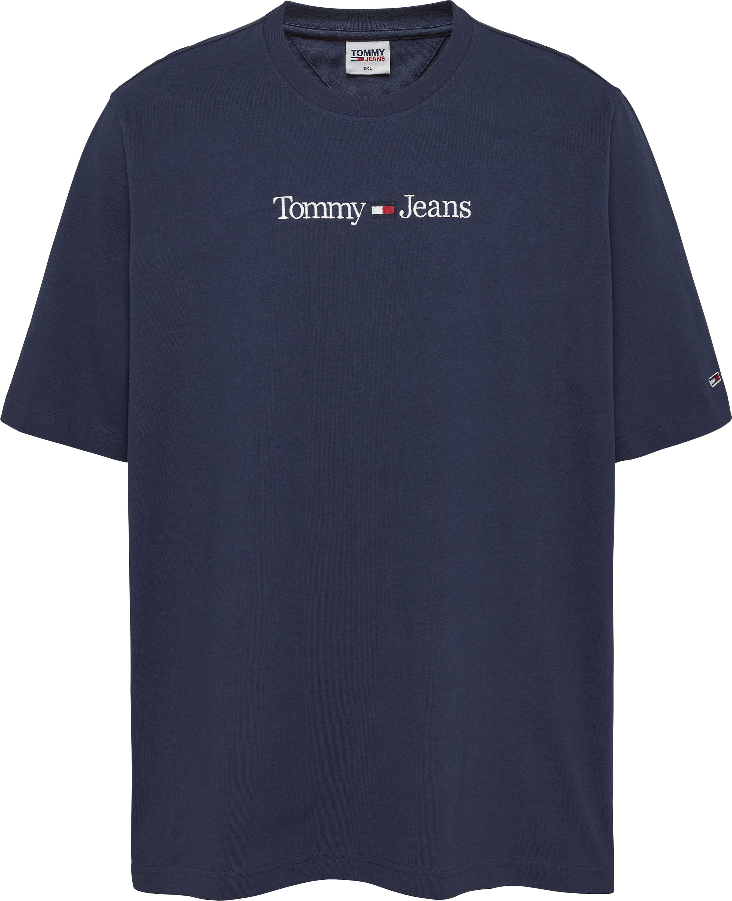 Tommy Jeans Plus T-Shirt »TJM LINEAR Tommy-Jeans PLUS Branding auf online LO«, Brust mit der bei