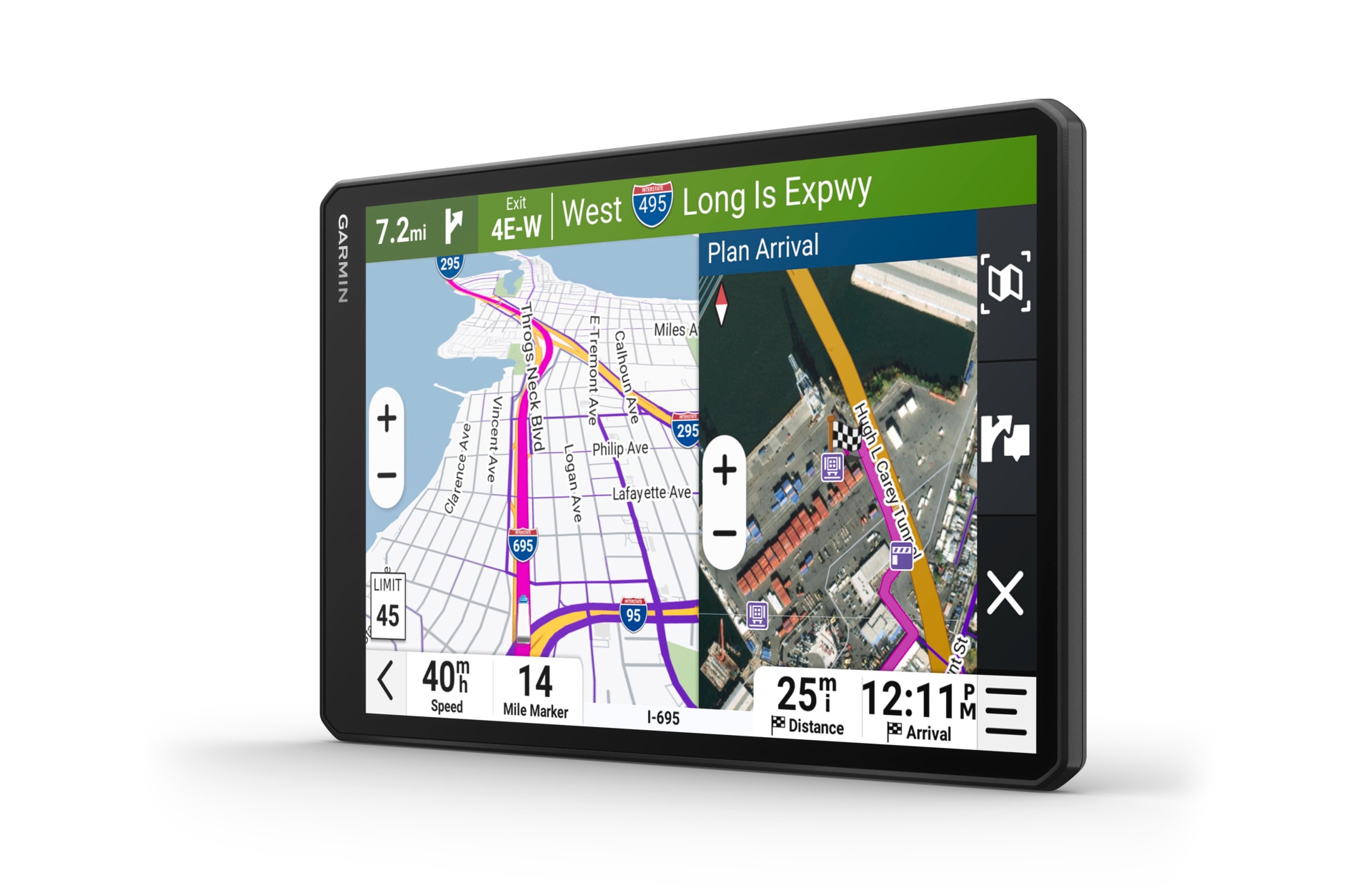 Garmin LKW-Navigationsgerät »dezl LGV1020«, (Europa (49 Länder) Karten-Updates)