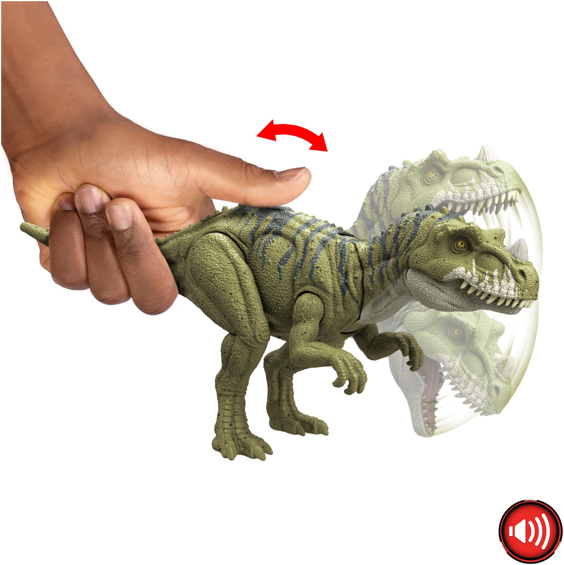Mattel® Actionfigur »Jurassic World - Wild Roar Ceratosaurus«, mit Stampfattacke und Brüllgeräusch