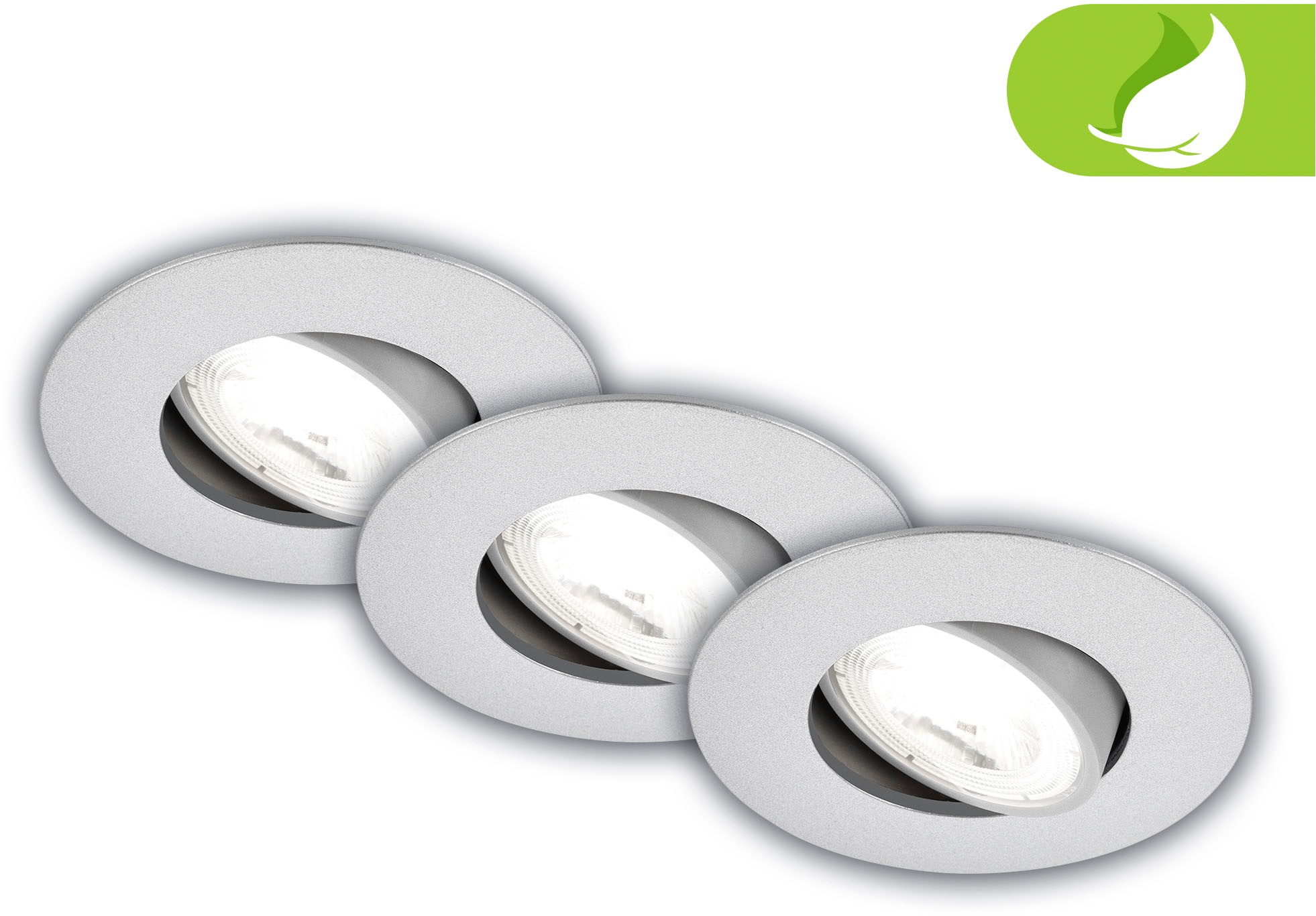 Briloner Leuchten LED Deckeneinbaustrahler, 3er Set günstig online kaufen