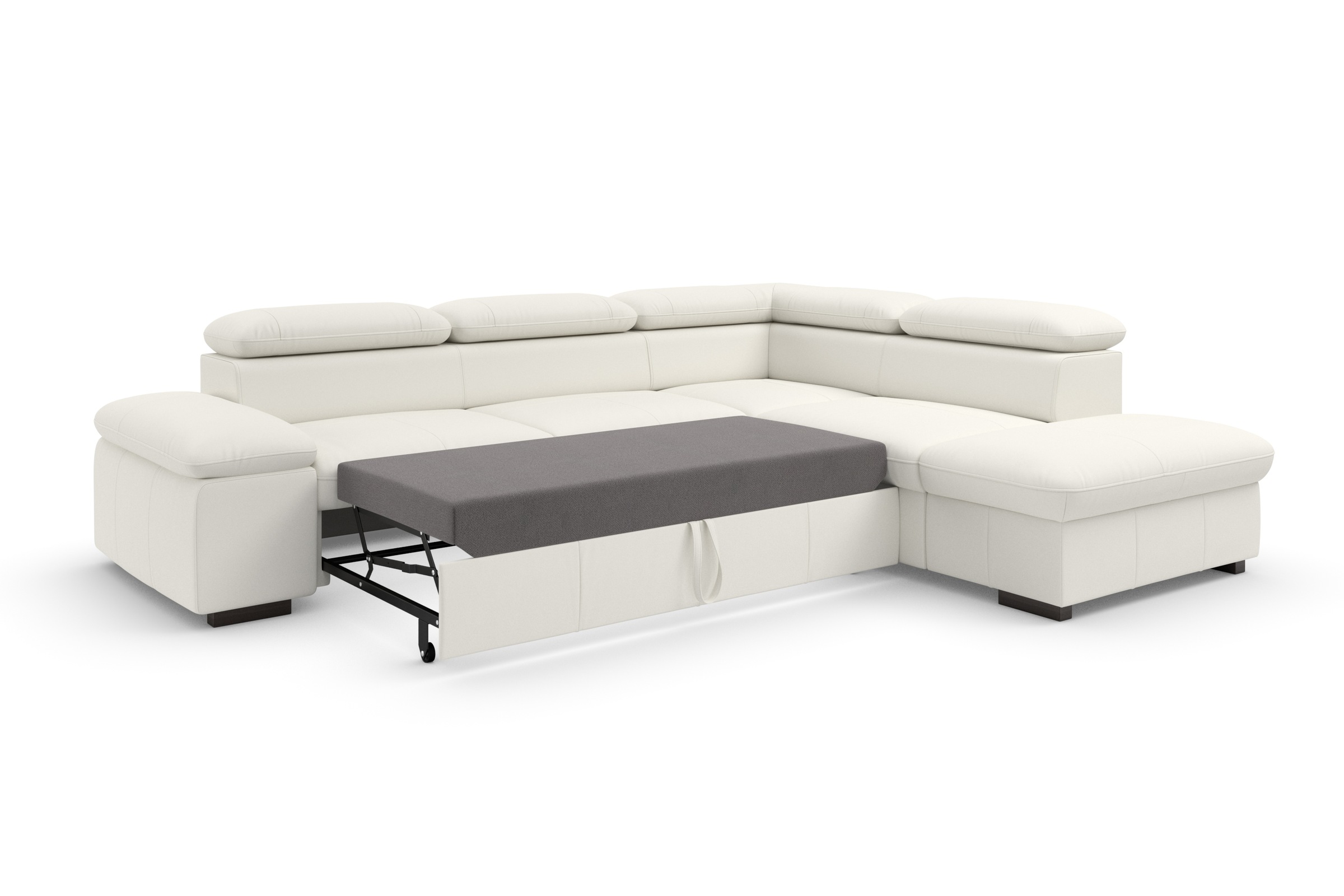 Home affaire Ecksofa »Alberto L-Form«, mit Kopfteilverstellung, wahlweise mit Bettfunktion
