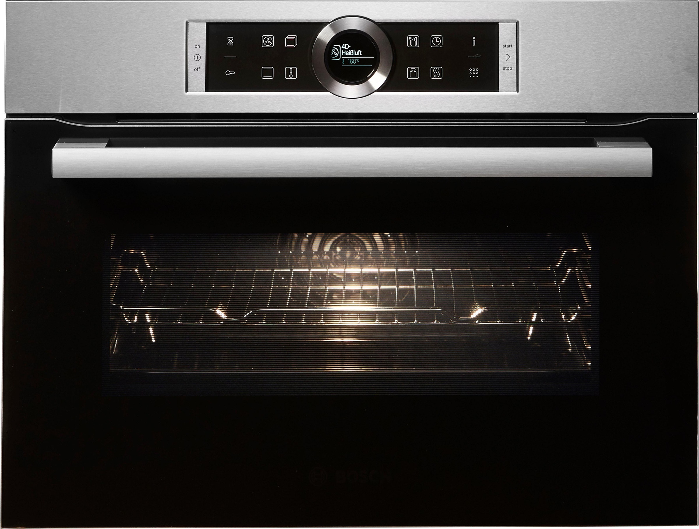 3. Bild von BOSCH Pyrolyse Backofen »CBG675BS3«, 8, CBG675BS3, mit Teleskopauszug nachrüstbar, Pyrolyse-Selbstreinigung