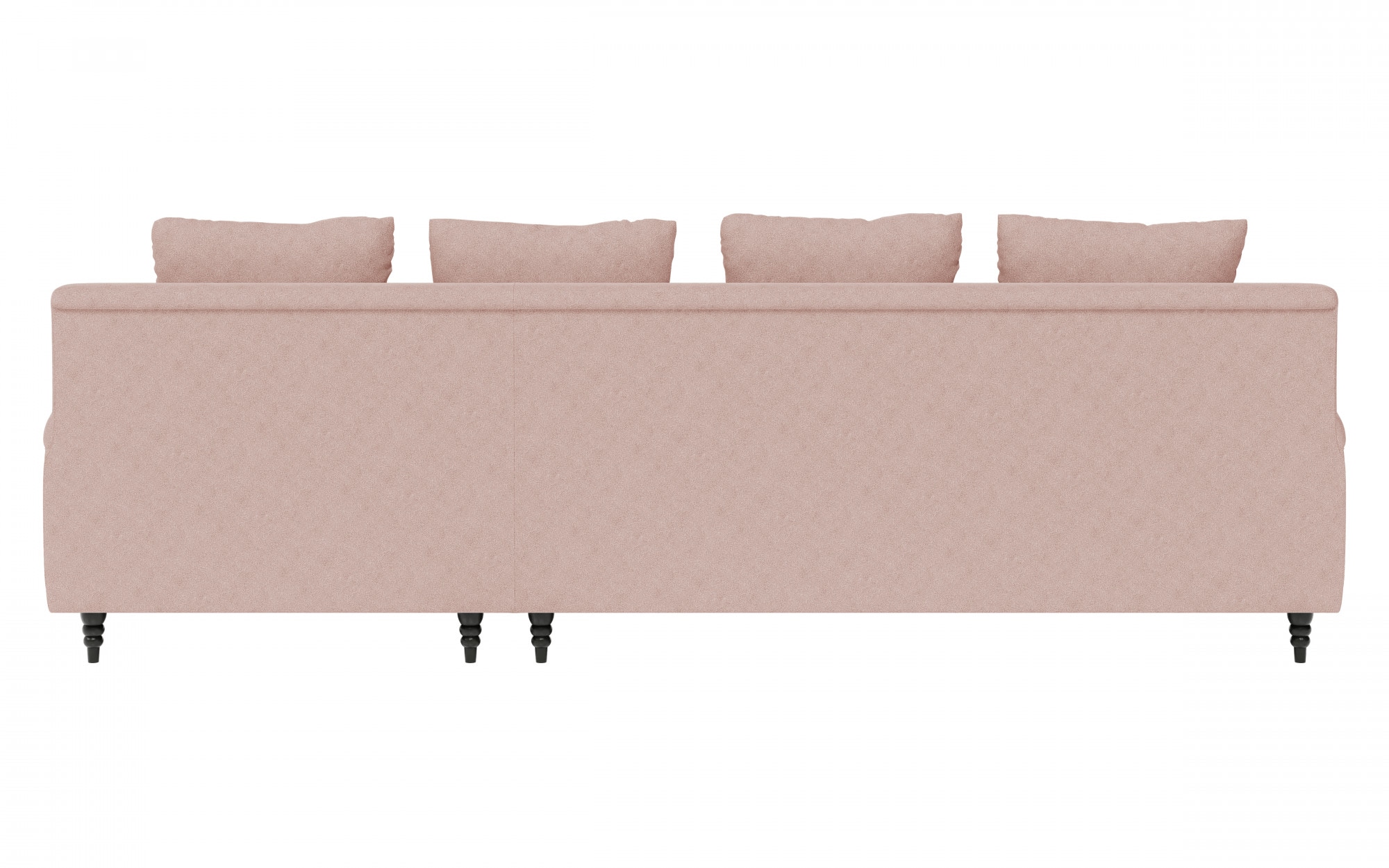 Guido Maria Kretschmer Home&Living Ecksofa »NORIN L-Form«, zwei Fußarten: vorne - Rollen, hinten - Holzfüße