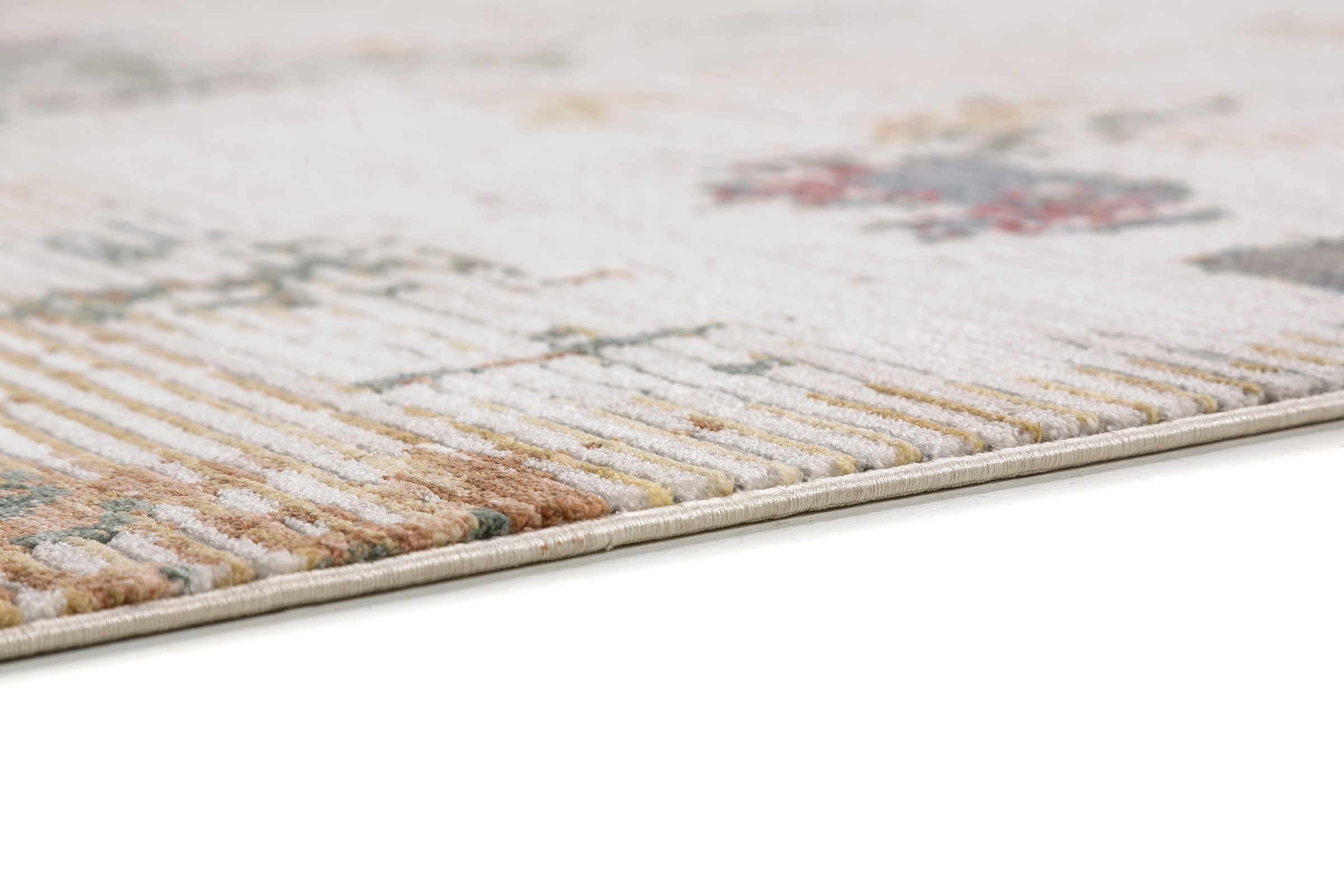 ASTRA Teppich »Calea 241«, rechteckig, 6 mm Höhe, Kurzflor mit Fransen, Wohnzimmer