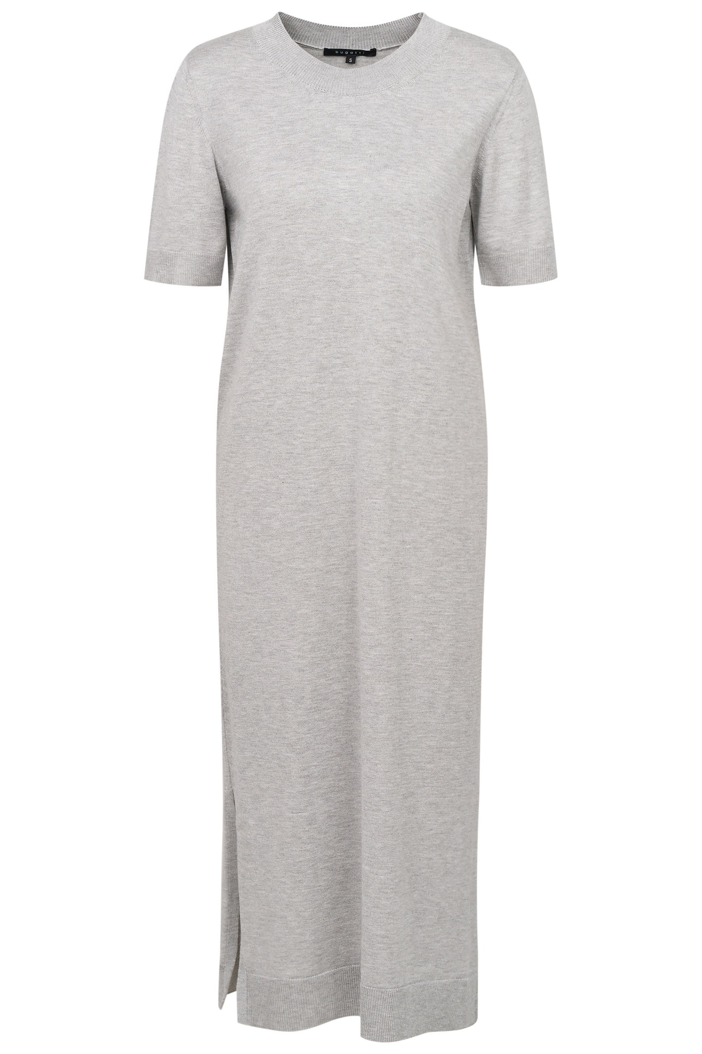 bugatti Strickkleid, mit kurzen Ärmeln & Seitenschlitzen