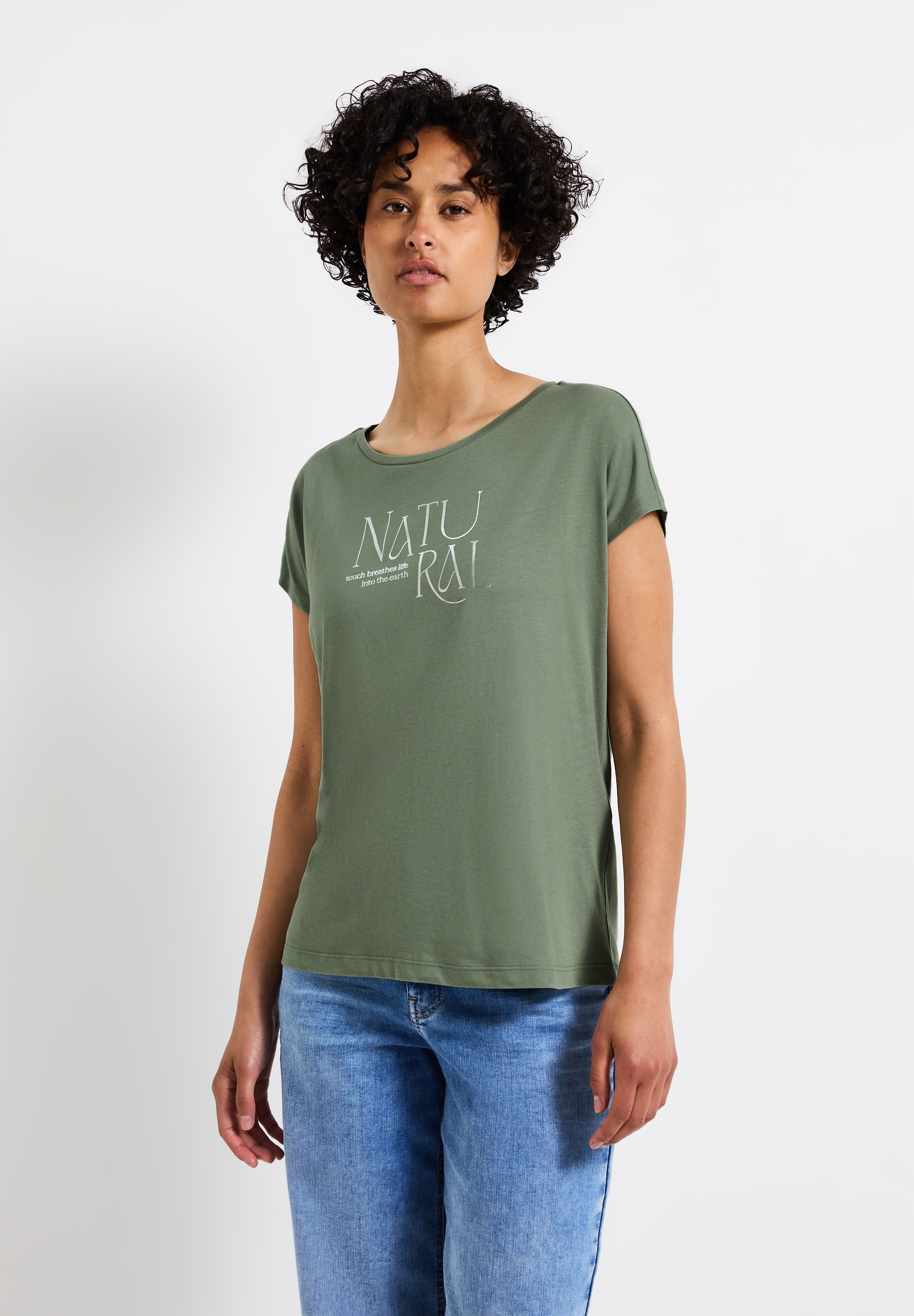 STREET ONE Shirttop mit Schriftzug