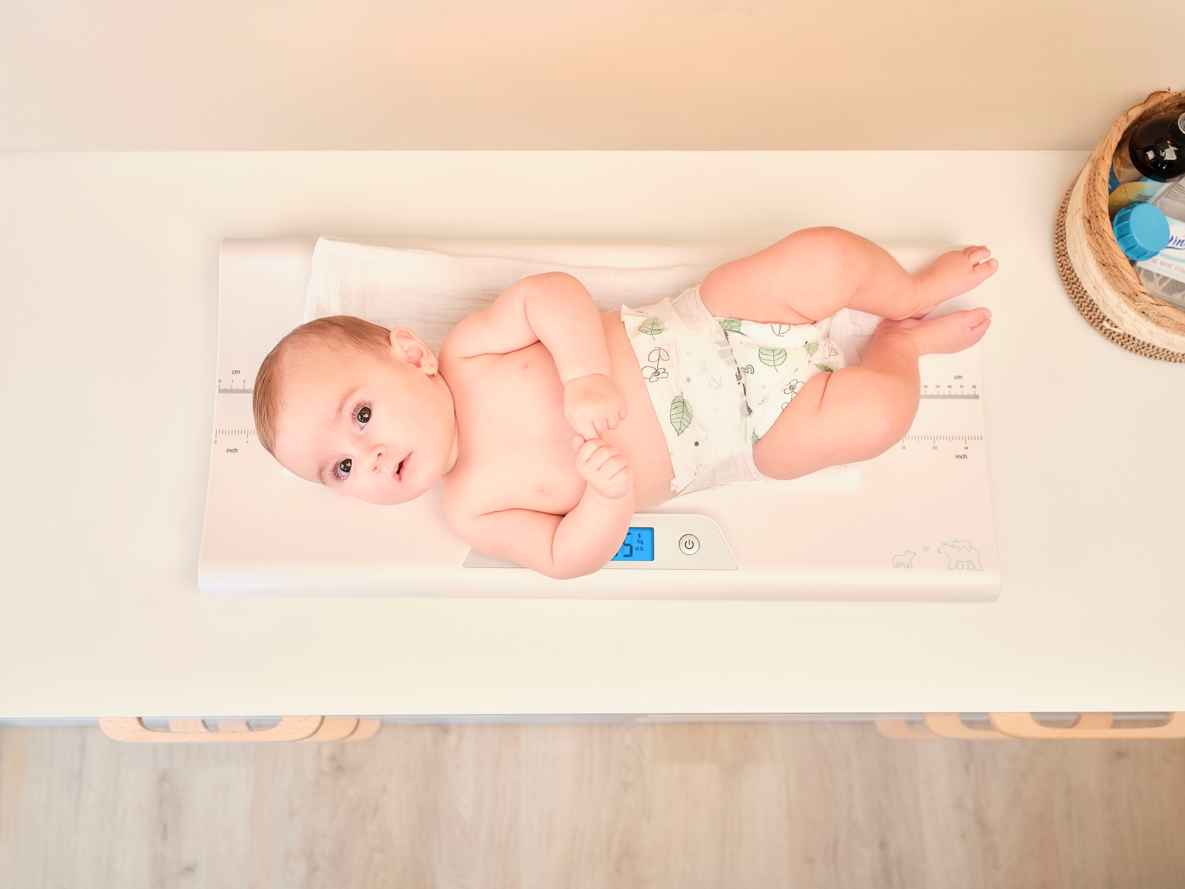 eta Personenwaage »Babywaage ETA Mimi«, (1 tlg.), Gewichtskapazität bis zu 20 kg, Drahtlose Technologie