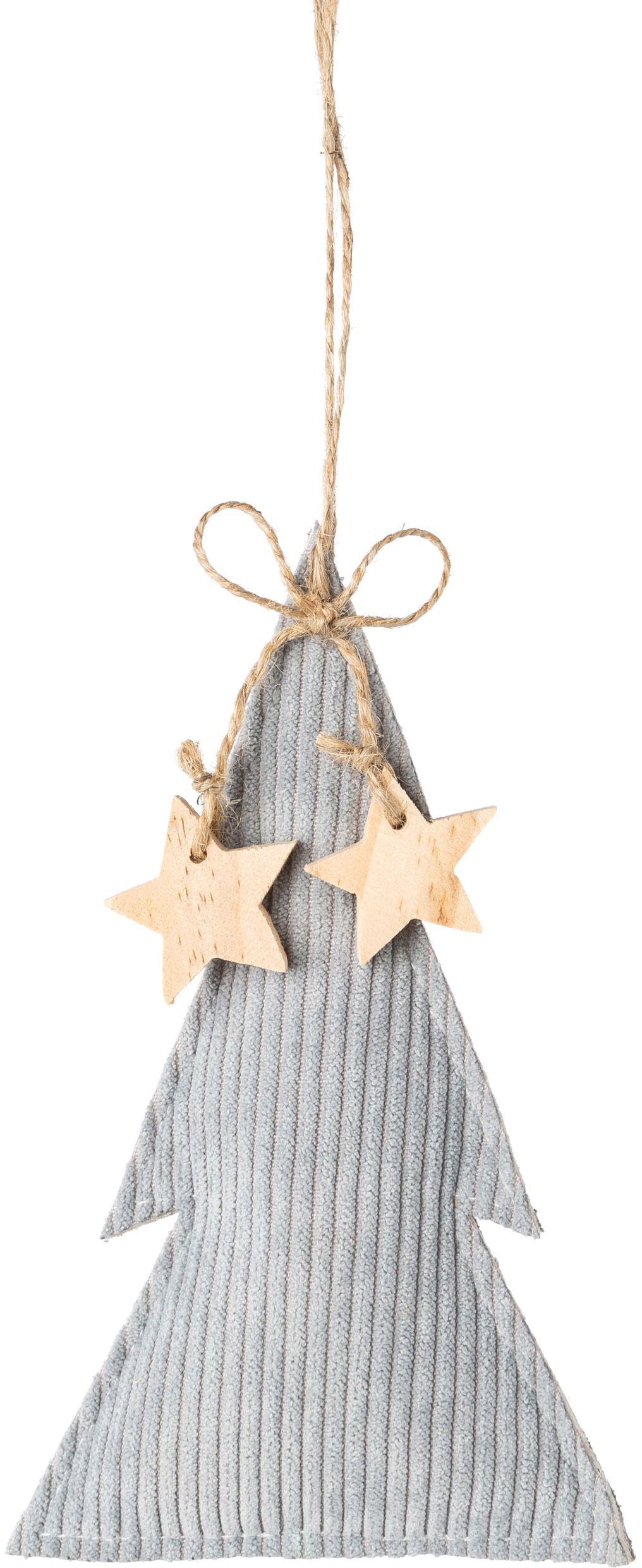 Creativ deco Baumbehang »Weihnachtsdeko, Dekohänger«, (6 St.), 3 Styles mit den Maßen ca. 14x14x2,5/18x11,5x2,5/17,5x17,5x2,5 cm