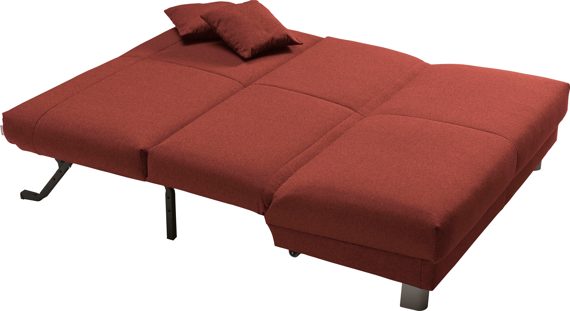 ell + ell Schlafsofa »Enny«, Liegefläche Breite 155 cm, Liegehöhe 40 cm, Füße alufarben