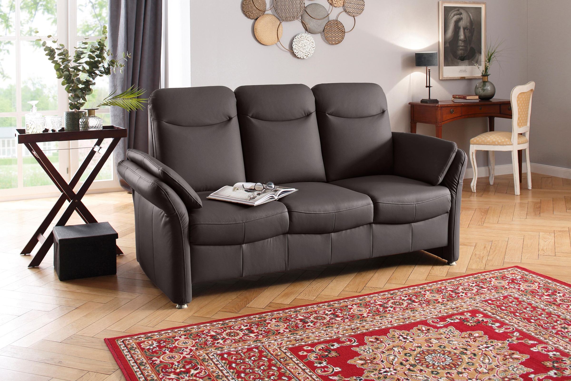 Home affaire 3-Sitzer »Tahoma«, mit Armteilverstellung, Federkern