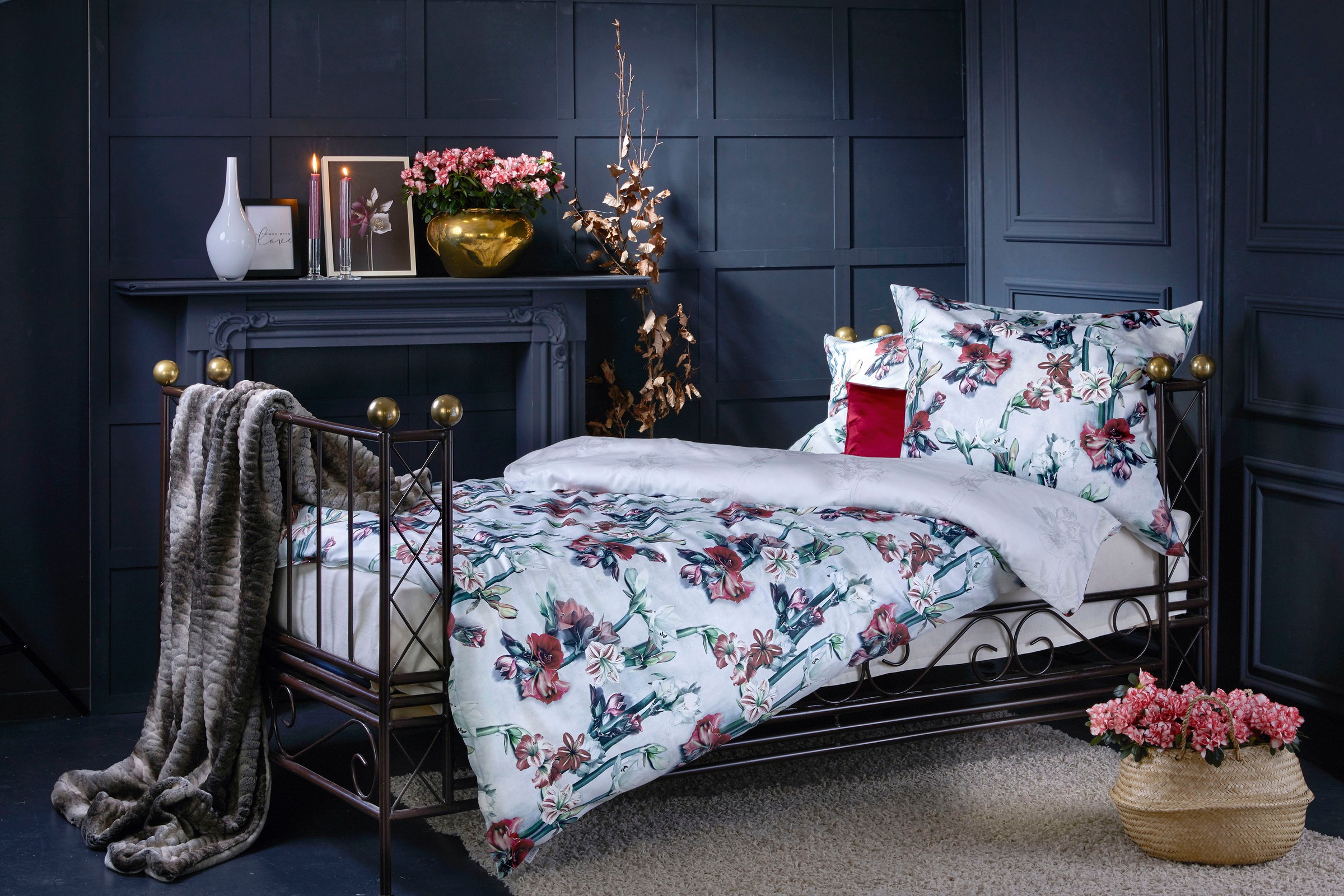 APELT Wendebettwäsche »Vivienne« 2 Stk. tlg. Design Bettwäsche mit Blütenal günstig online kaufen