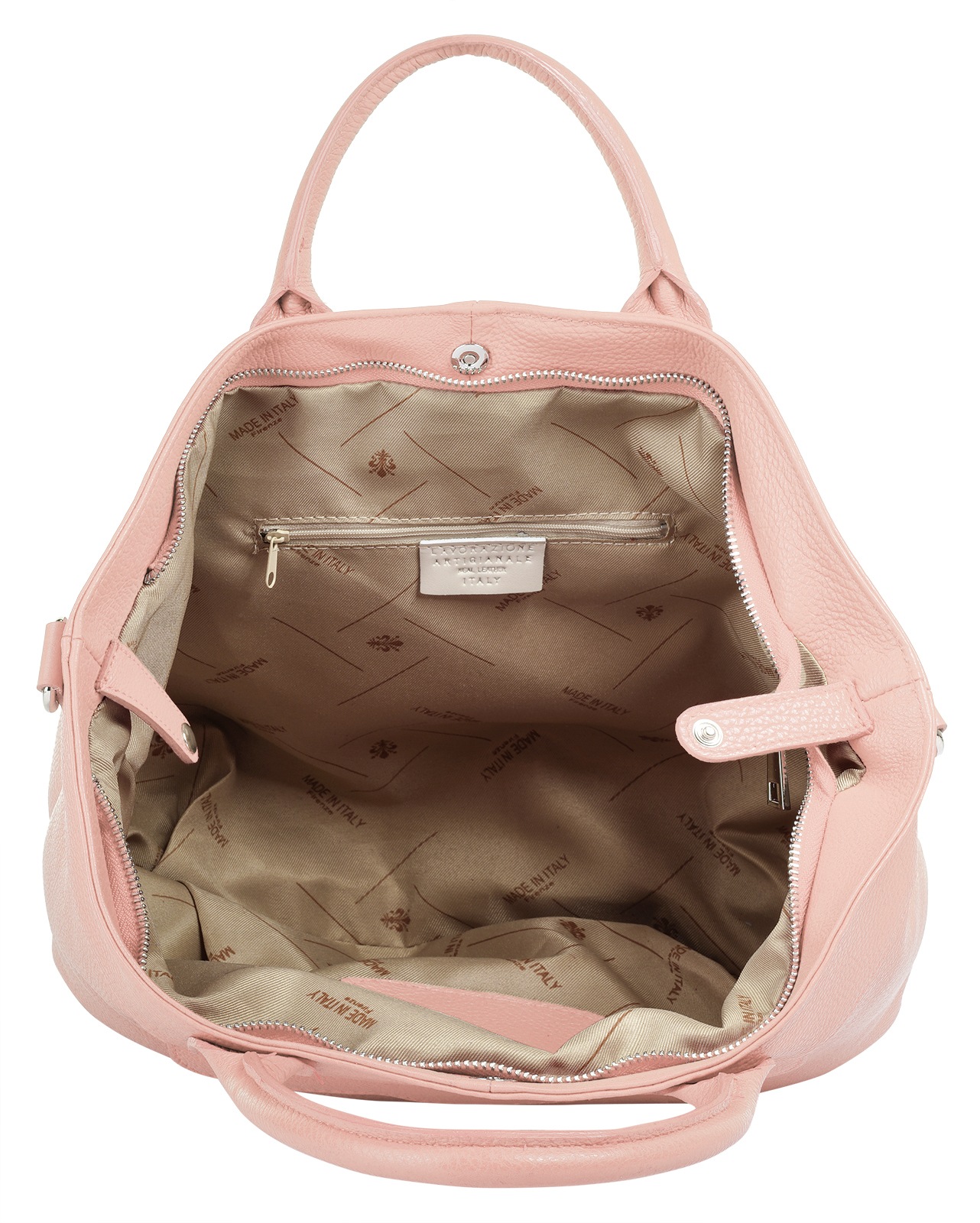 Samantha Look Henkeltasche, echt Leder, Made in Italy