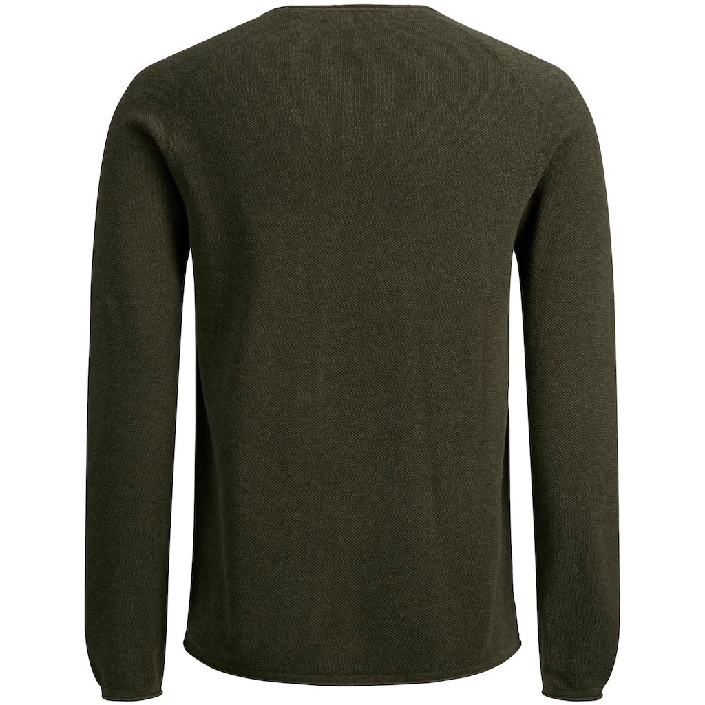 Jack & Jones Rundhalspullover »HILL KNIT«