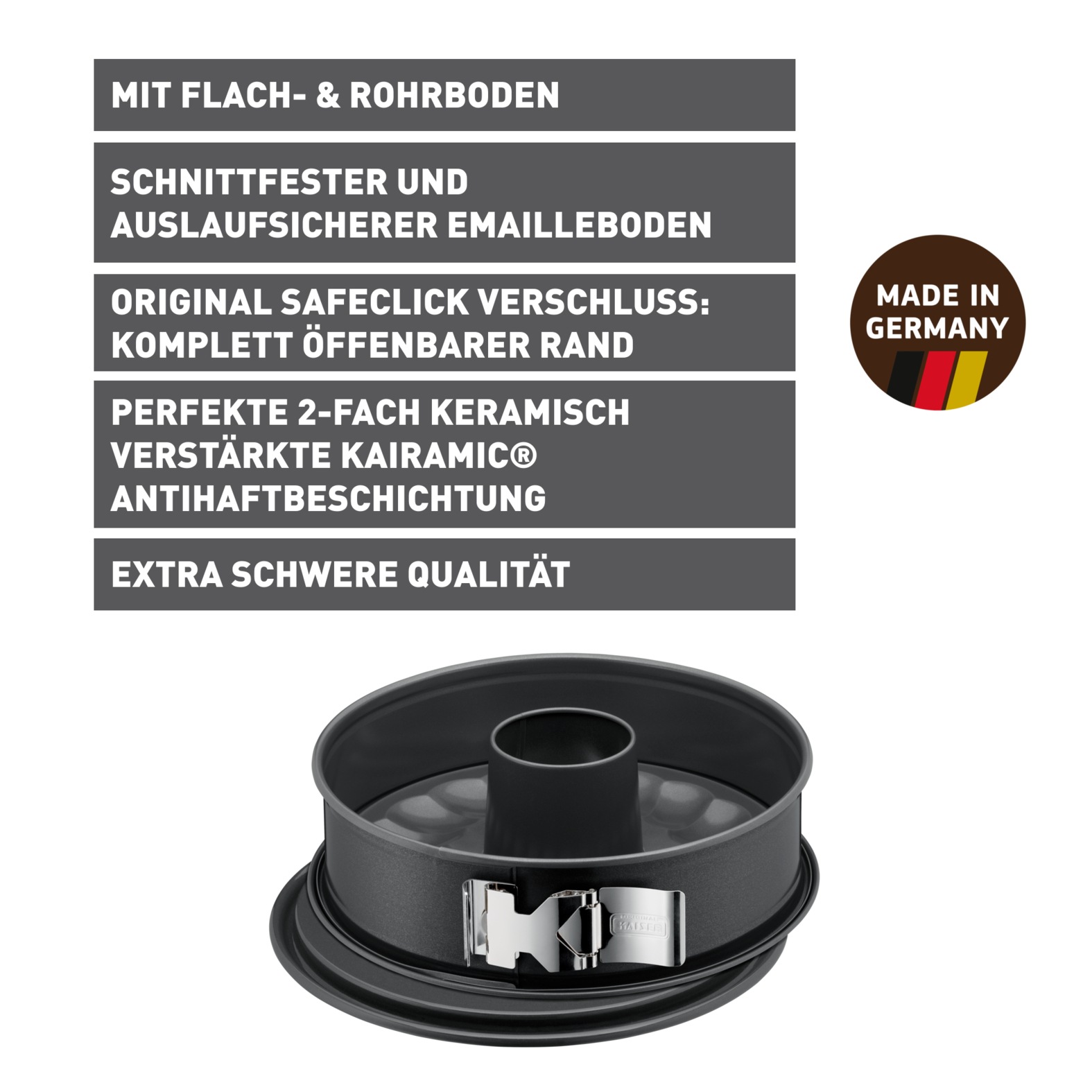 Kaiser Backformen Springform »La Forme Plus«, schnittfest, backofenfest, auslaufsicher, Made in Germany