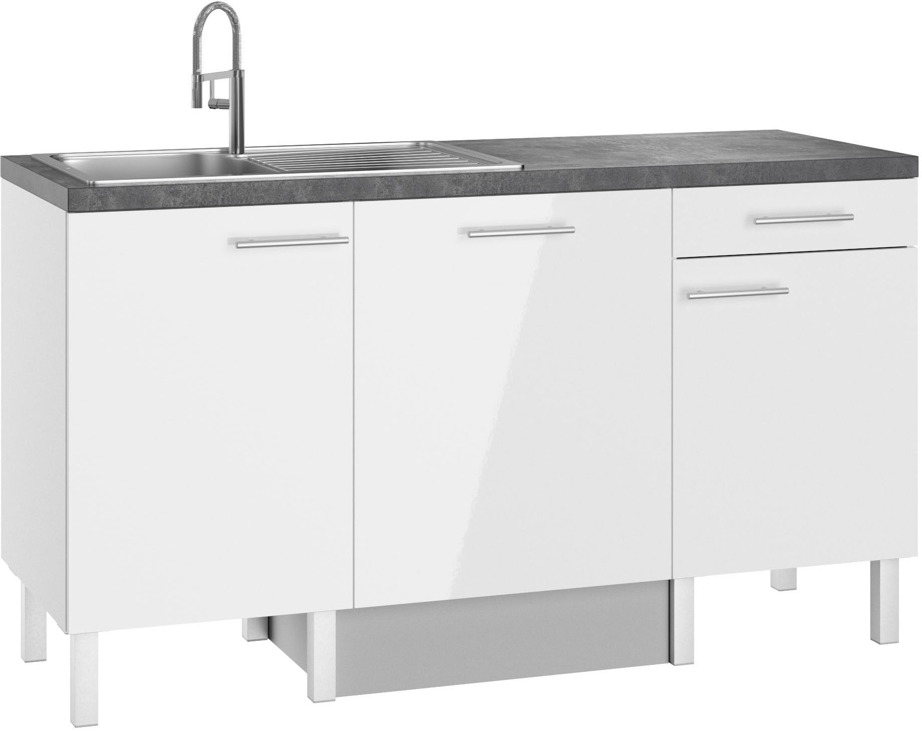 OPTIFIT Pantryküche »Lilly«, Breite 160 cm, wahlweise mit E-Geräten