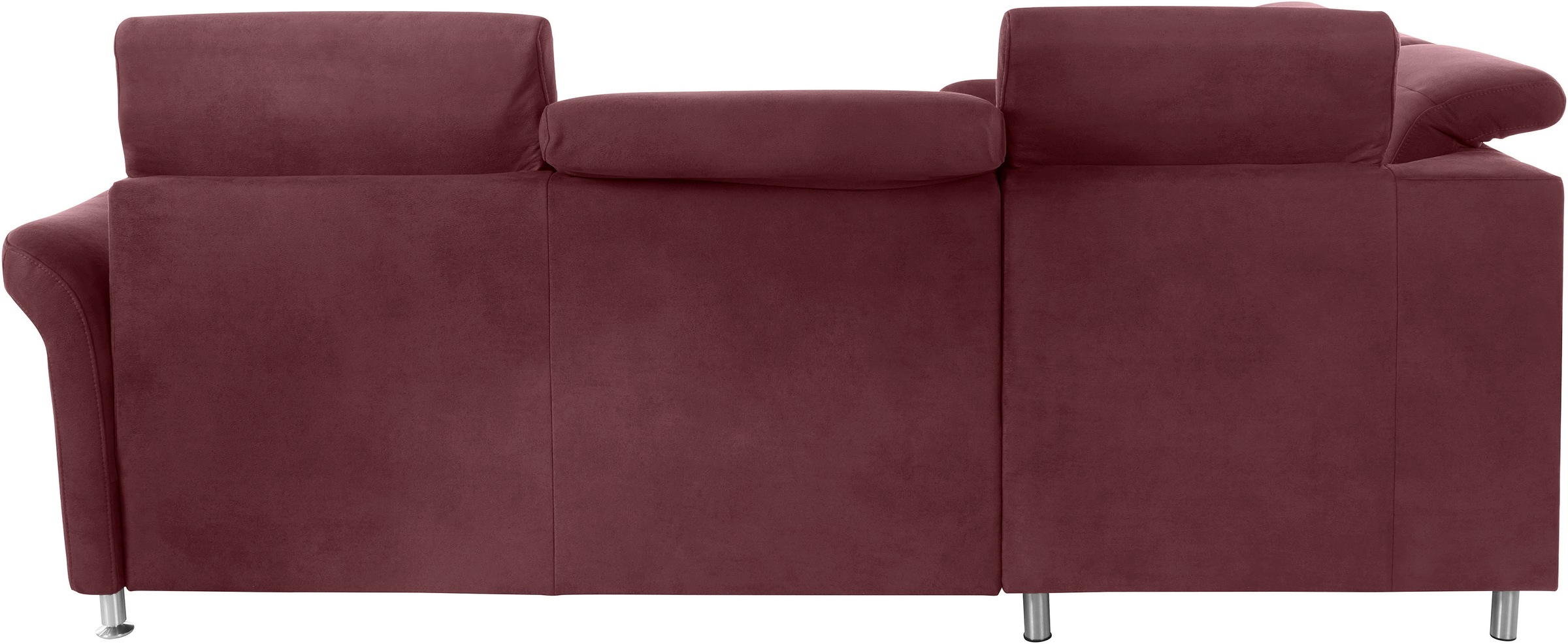 sit&more Ecksofa »Darwin L-Form«, inklusive Federkern, wahlweise mit Kopfteilverstellung, Bettfunktion