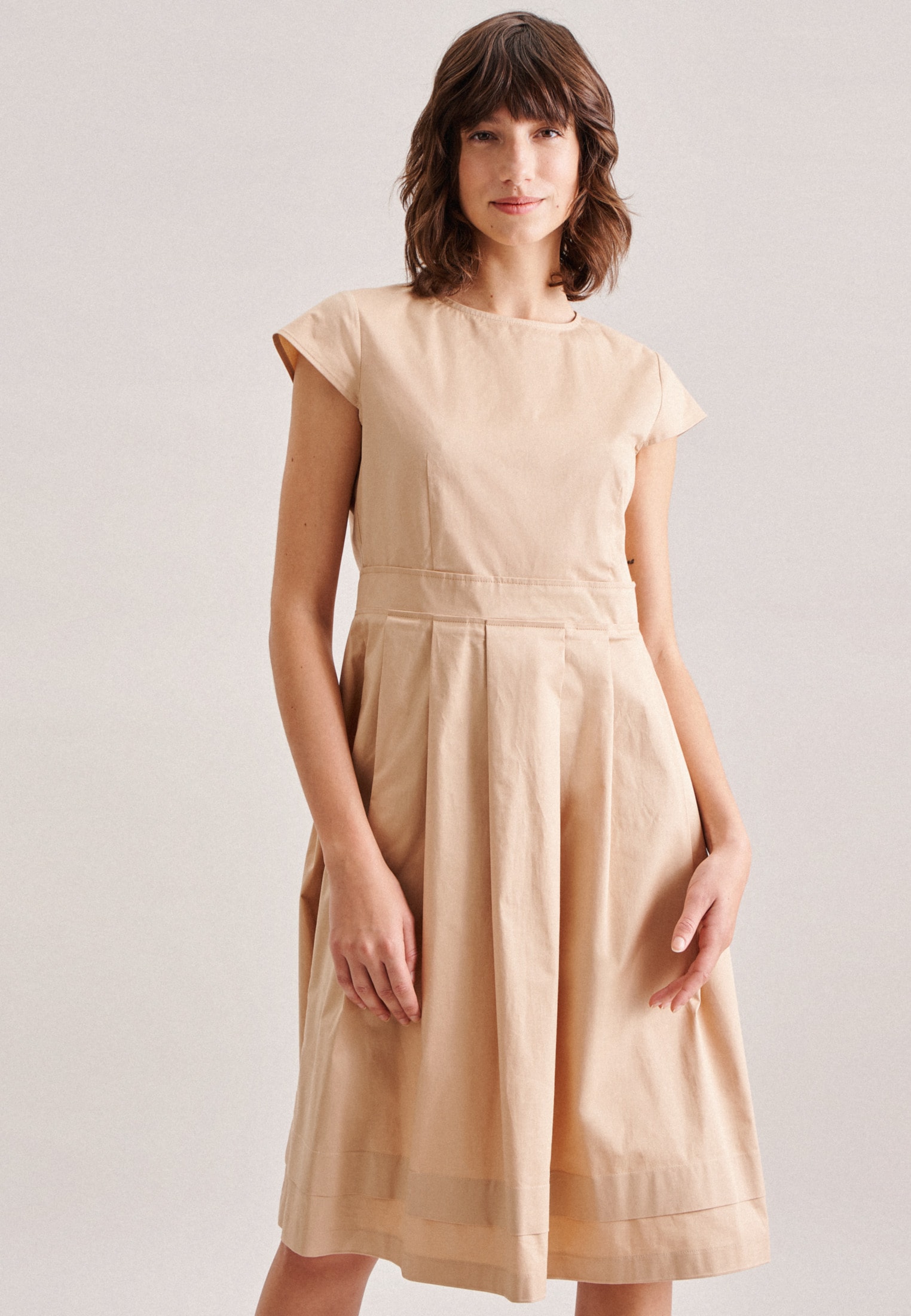 Uni Rose«, »Schwarze Kurzarm Rundhals im Online-Shop seidensticker kaufen Sommerkleid