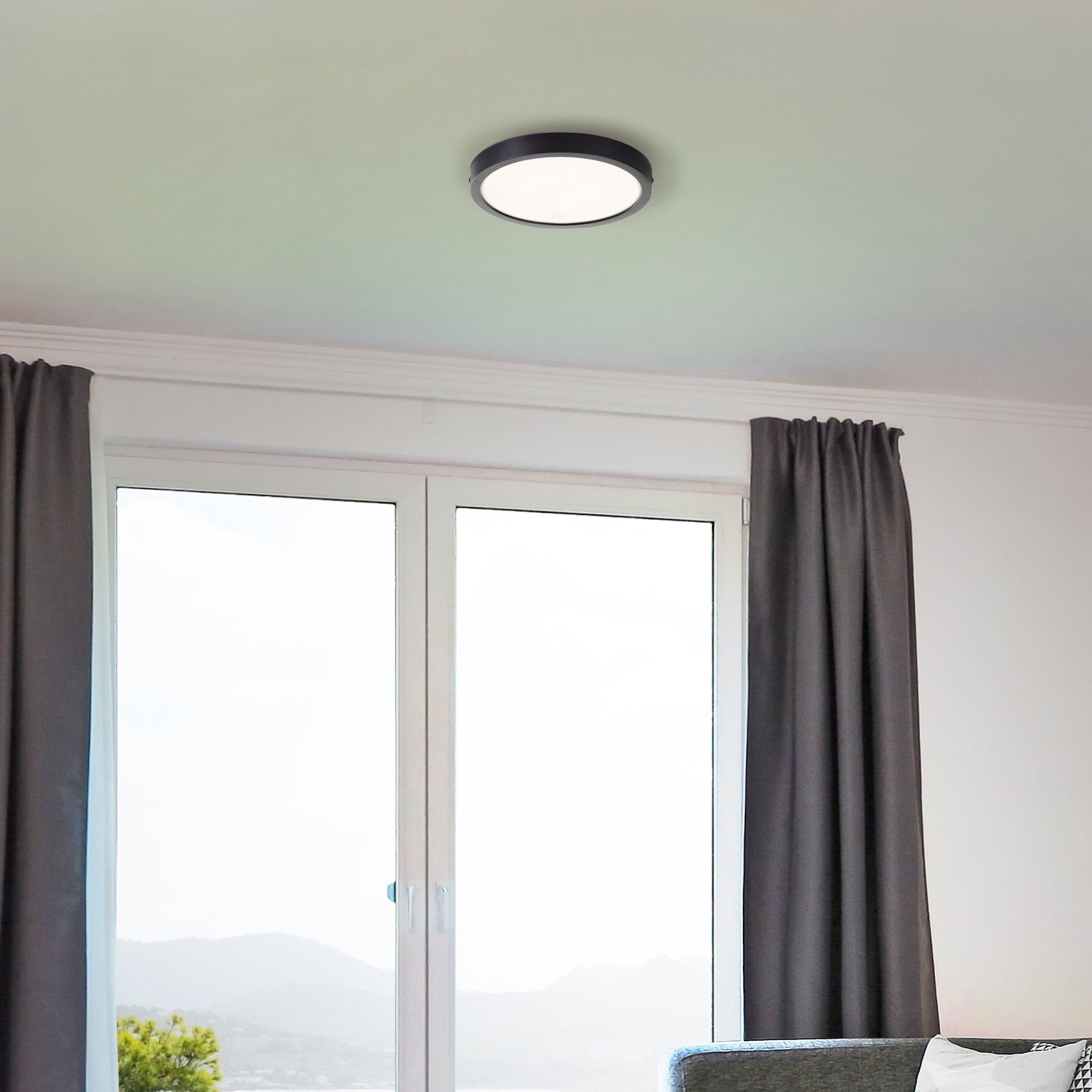 Brilliant LED Deckenleuchte »Navara« LED-Modul 1 Stk. Neutralweiß Ø 27,5cm, Höhe 3 cm, 1900 lm, 4000 K, IP44